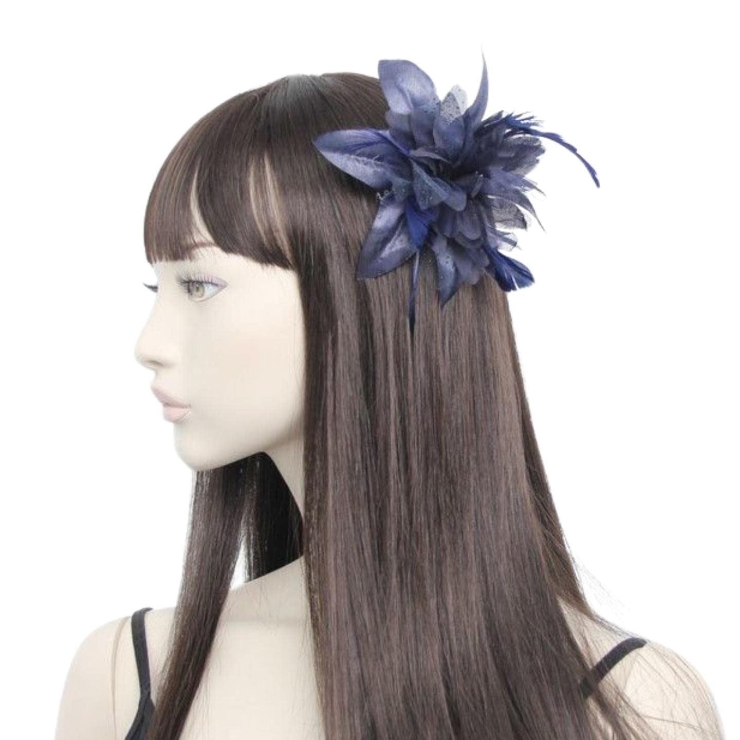 Fascinator Hair Fascinators Hair Fascinator Hair Clip Wedding Hats Royal Ascot Fascinator On Clear Comb Or Aliceband Suitable for Girls, Women, Ladies