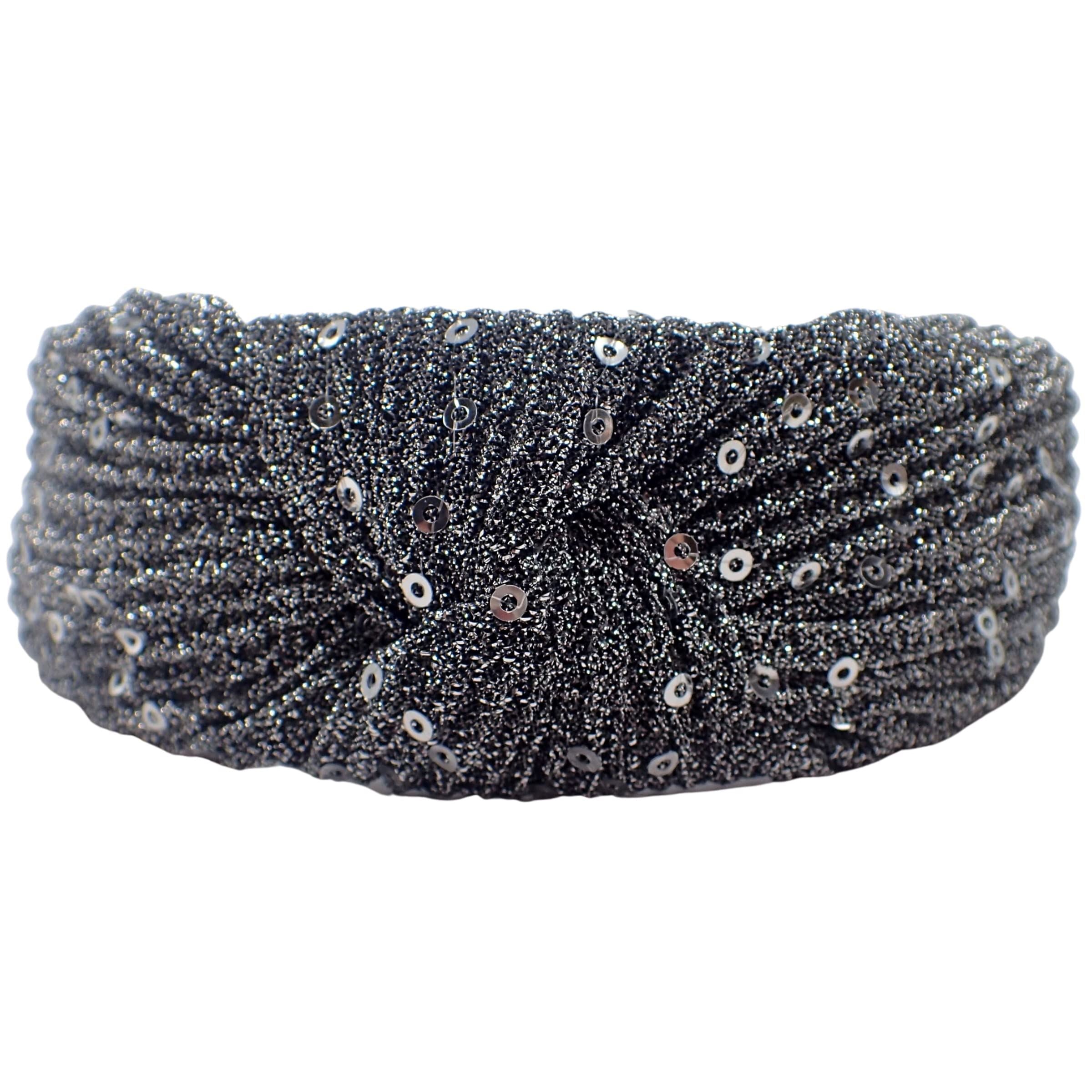 Lurex Sequin Knot Alice Bands Adult Women, Hair Accessories for Women, Hair Bands for Women, Thick Headband, Womens Headbands, Head Bands Adult Women, Wide Headbands