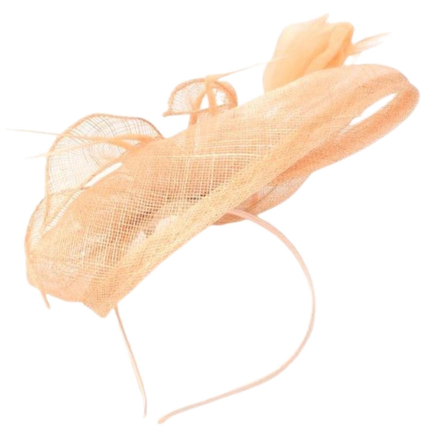 Hair Fascinator Hat Hatinator Sinamay Headband Fascinators Disc Saucer Fascinator Ascot Hats Wedding Hat On Aliceband for Girls, Women, Ladies