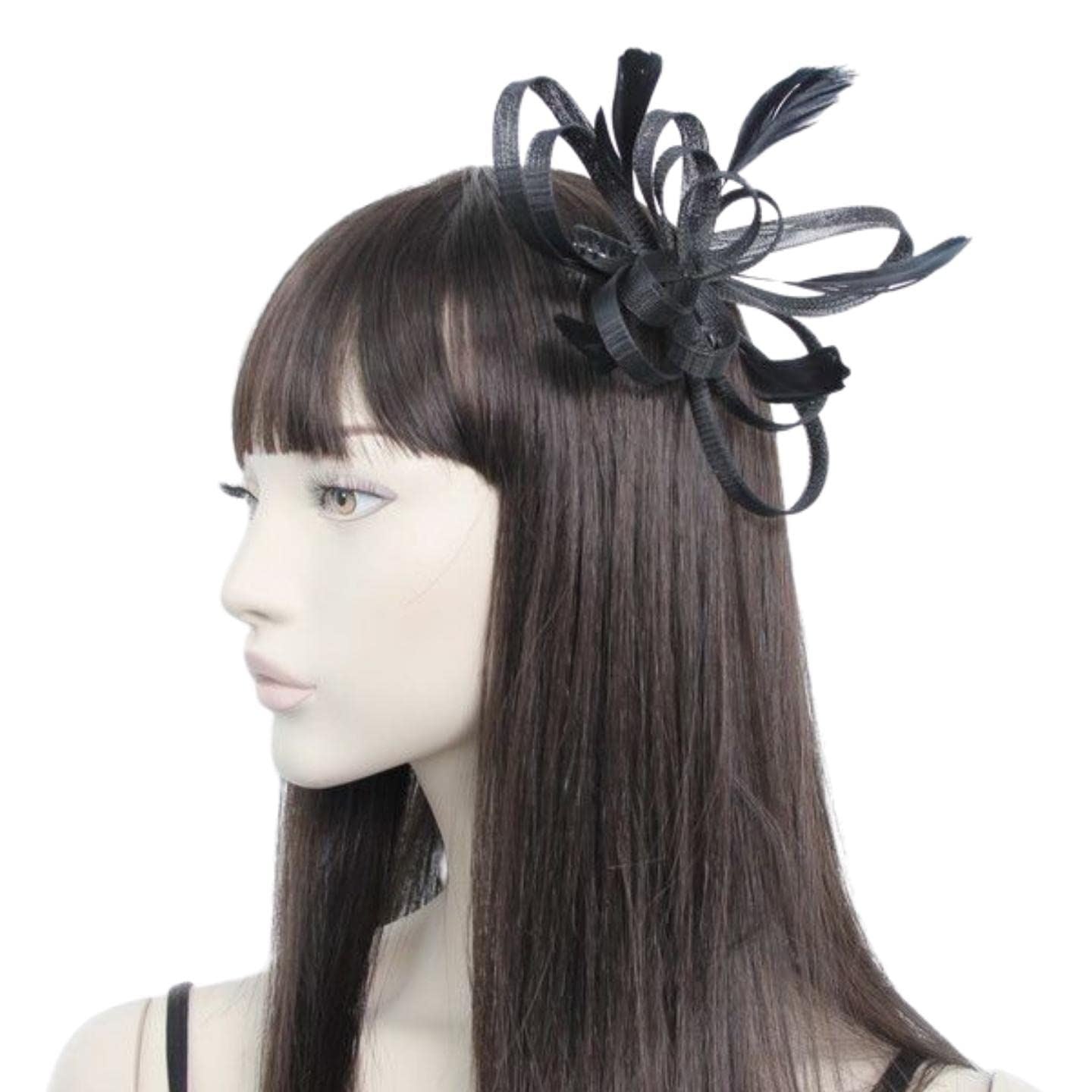 Fascinator Hair Slide Hair Comb Fascinators Wedding Hair Slides Wedding Fascinators Royal Ascot Fascinator On Clear Comb For Women, Ladies, Girls