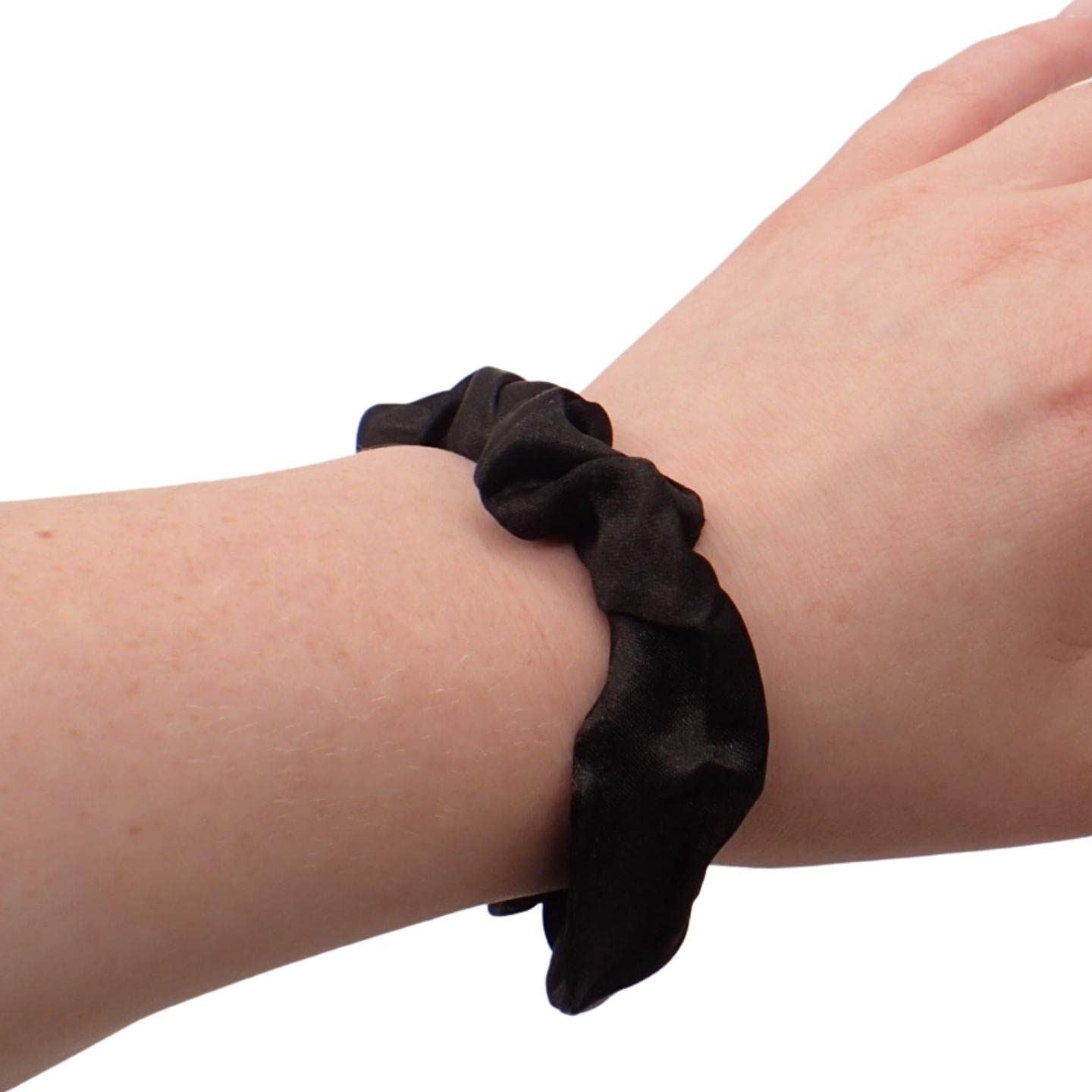 2pcs Small Satin Scrunchies for Girls & Women, Cute Coloured Hair Bobbles, Silk Scrunchies for Hair, Hair Scrunchies, Pretty Satin Scrunchie, Hair, Hair Bobble for School