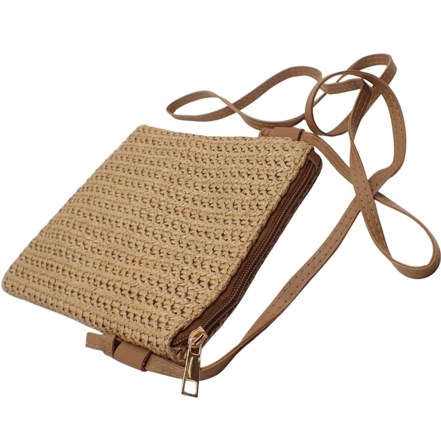 Medium/Small Boho Beach, Summer, Festival Bags, Suitable for Men, Women & Children, Crossbody Man Bags, Canvas & Straw Bag, Satchel