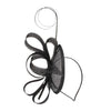 Sinamay Fascinator Headband Hair Hatinators With Net Loops & Ostrich Quills Wedding Hats Royal Ascot Hat Cocktail Hat On Aliceband For Girls, Ladies, Women