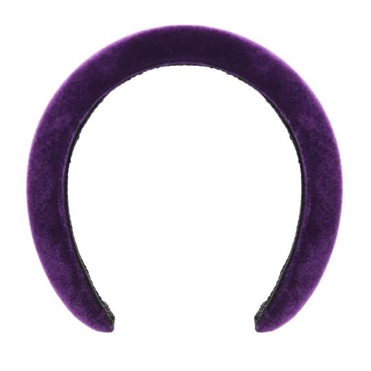Velvet Padded Alice Headband Hairband Hair Band Head Band Women Girls 90s 80s 70s 60s Wedding Hen Party Bridal Festival Adult Wonderland Thick Wide Hard