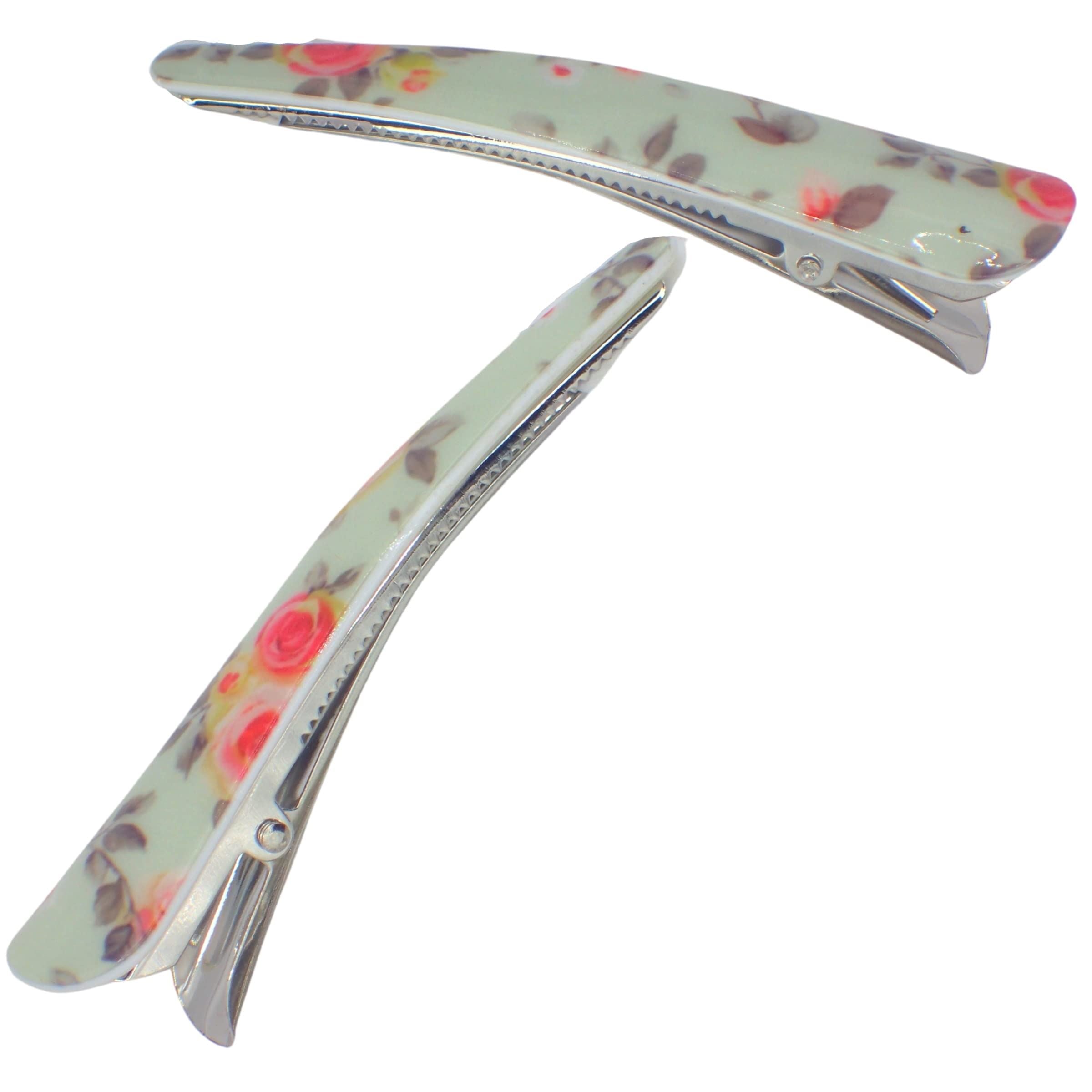 2pc 8cm Hair clips for Women, Duckbill/Beak/Concorde design, Sectioning Hair Clips, Hair Accessories for Women, Hair grips, Hairdressing clips