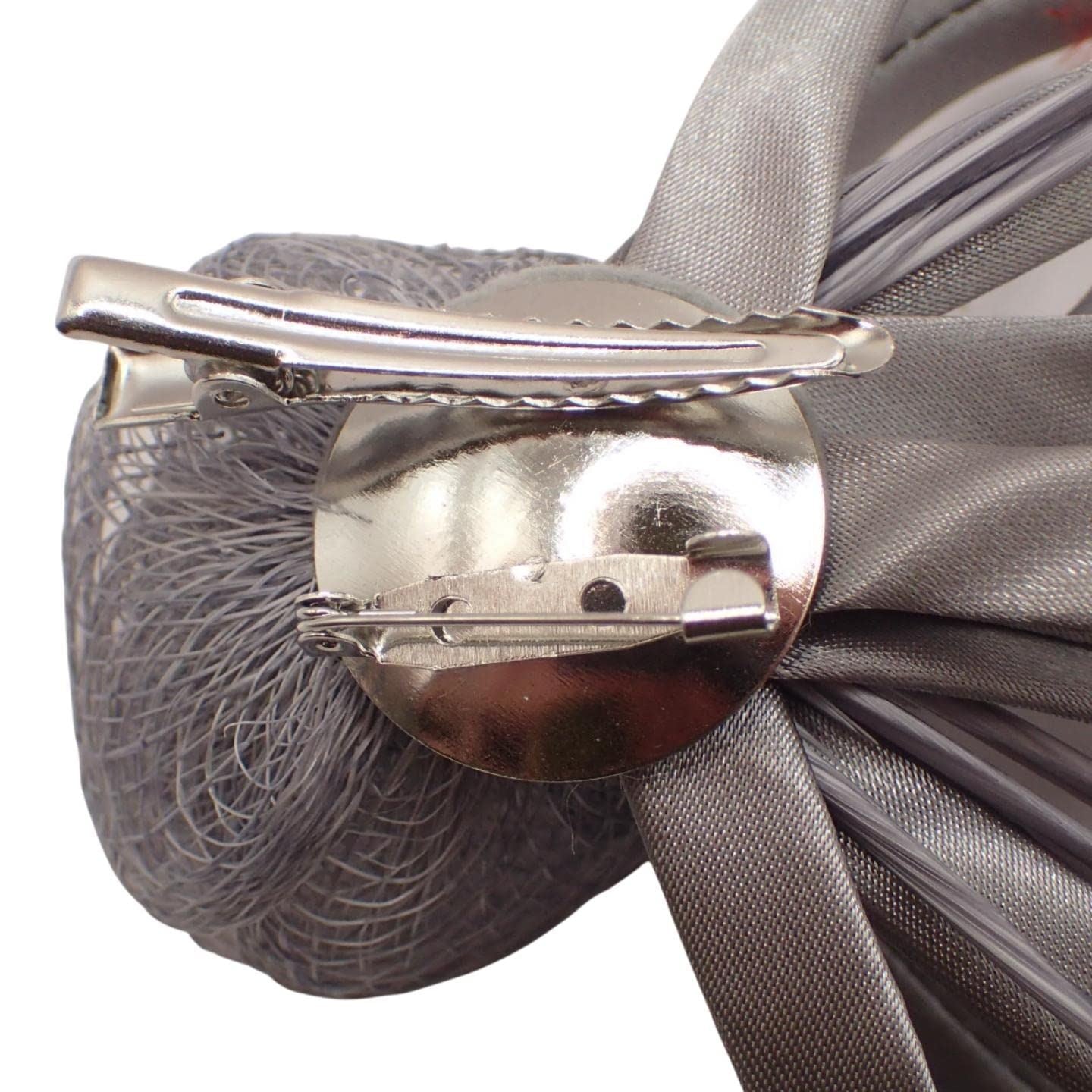 Mini Fascinator Hair Clips Small Fascinators Fascinator Flower Hair Clip Wedding Clip Royal Ascot Hat Wedding Corsage On Clip & Brooch Pin For Women, Ladies, Girls