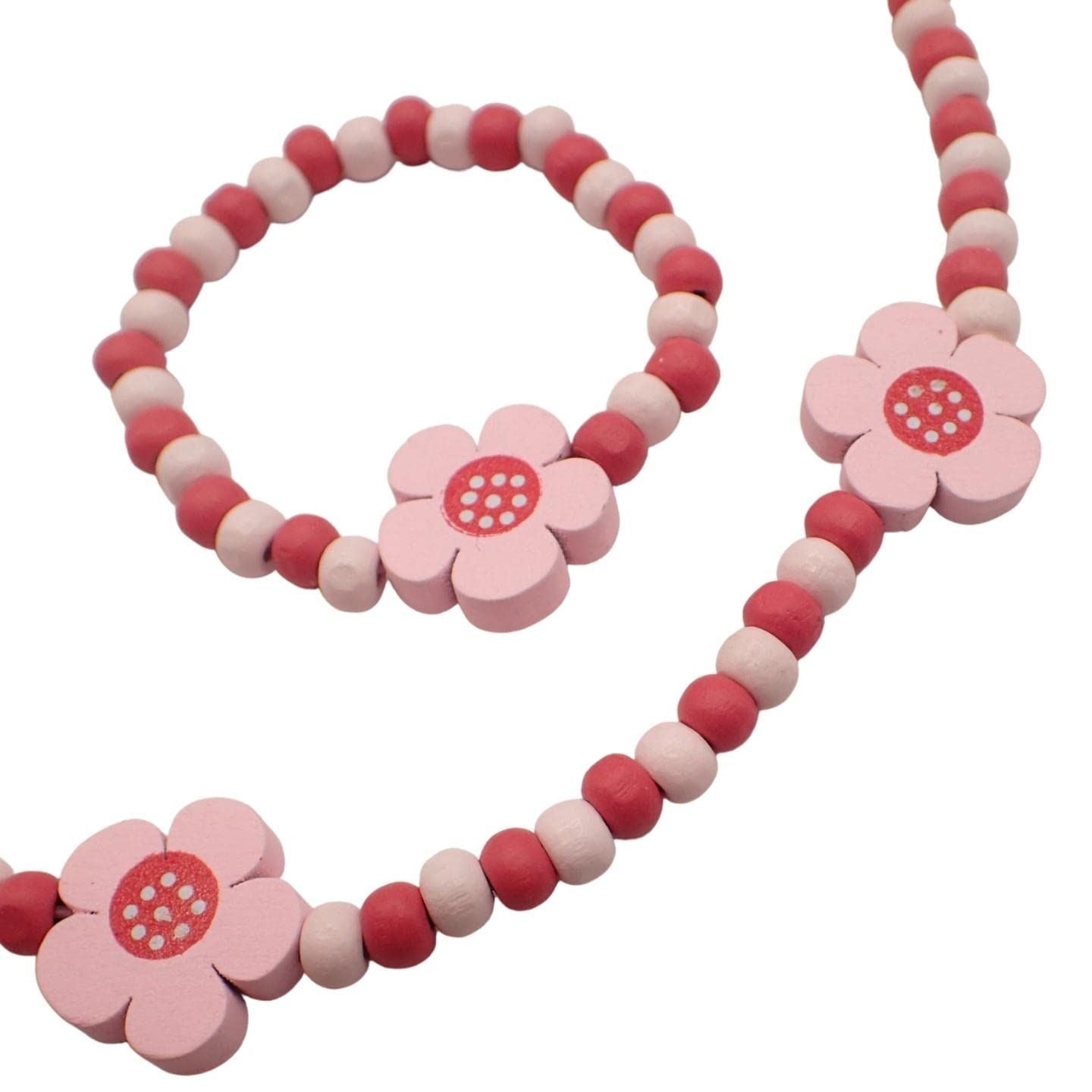 Children's Wooden Necklace & Bracelet Sets