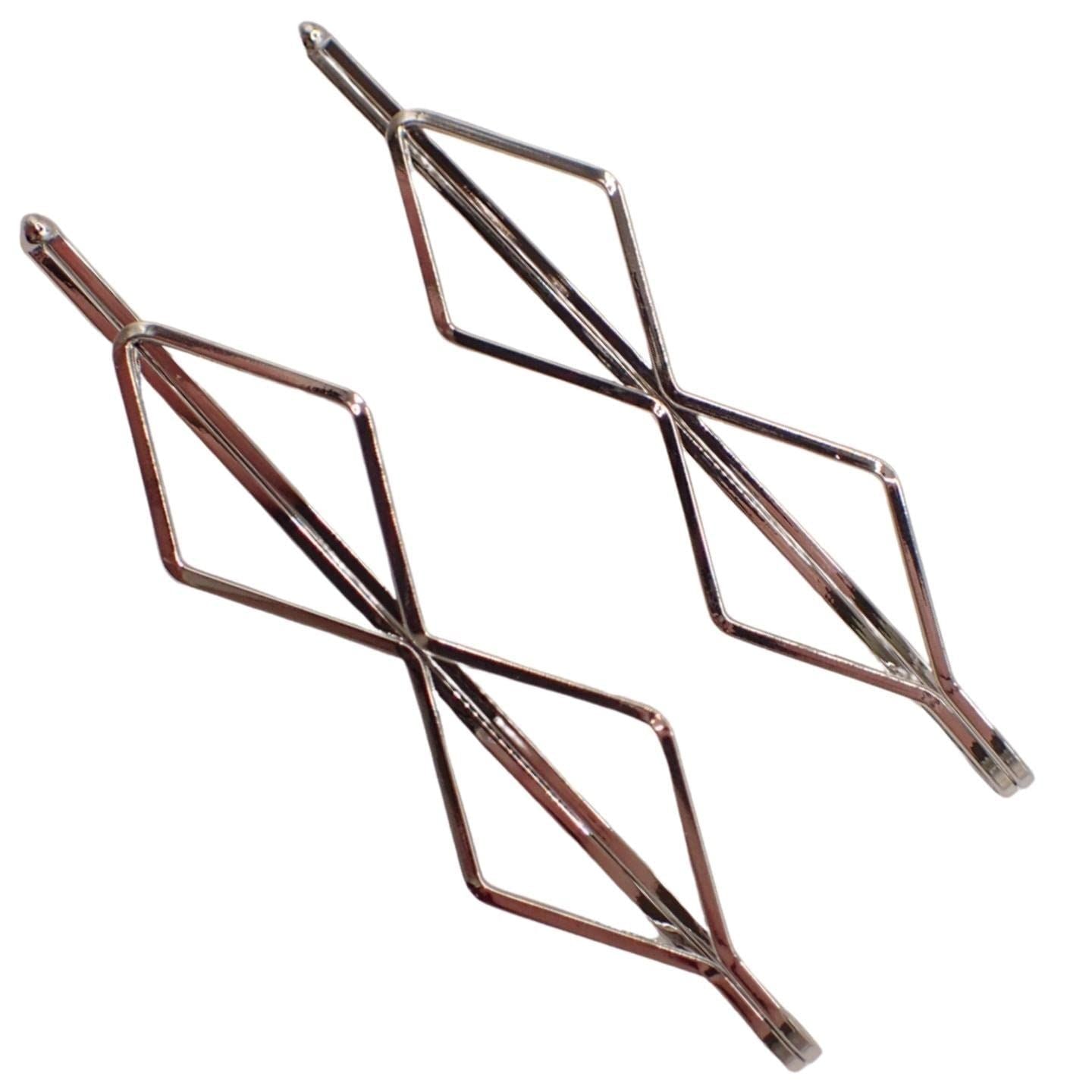 Decorative Geometric & Other Patterns Metal Hair slides, Hair Grip, Clip, Simple & Cute, Unisex Hair Accessories