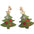 2pcs Christmas EarRings for Women or Girls, Earrings for Women Dangling Christmas Tree, Bauble, Christmas Pudding, Hooks, Studs, Reindeer Santa Hat Ho Ho Ho Holly