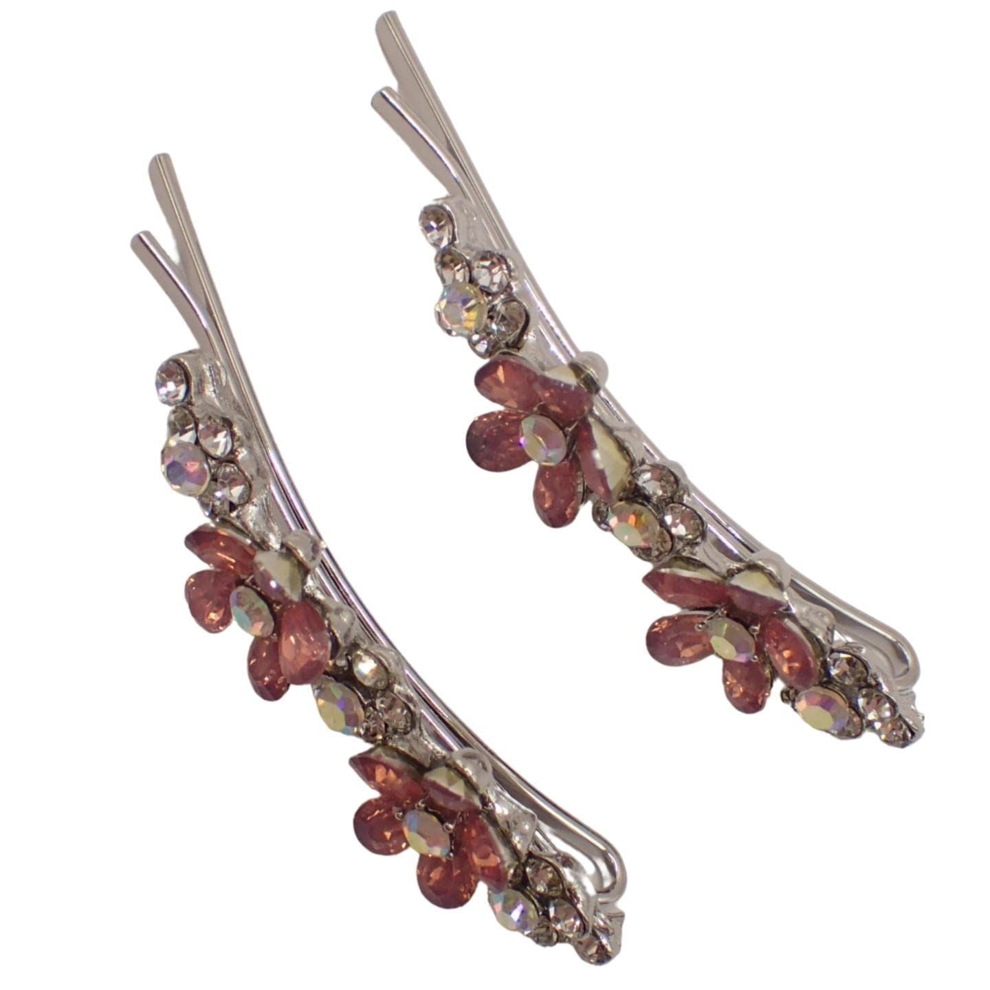 Beautiful Bejewelled Womens Hair Grips Perfect for Events, Prom, Bride or Flower Girl, Womens Hair Clip, Bobby Pins, Kirby Grip Accessory