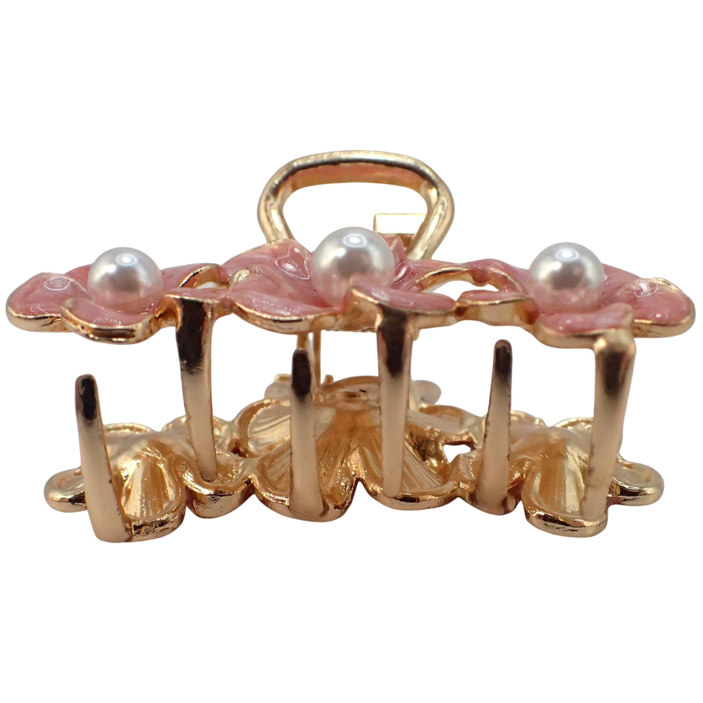 Metal Flower Claw Clips for Women and Girls, Hair Accessories for Women, Hair Claw Clips, Hair Clips Women, Mini Claw Clips, Flower Hair Clip