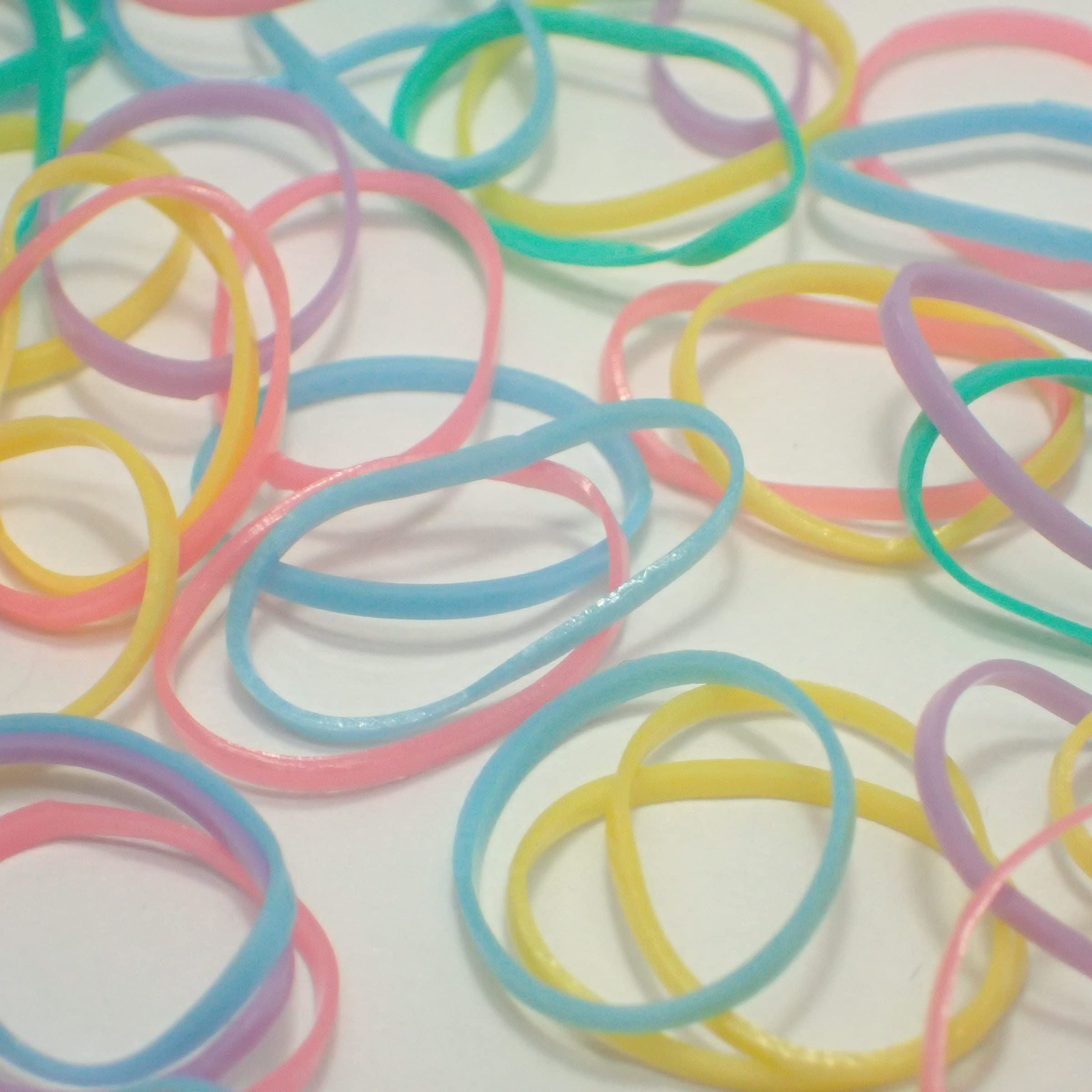 500pcs Mini Tiny Hair Bands for Girls and Women, Hair Accessories, Hair Ties, Hair Bobbles, Small Elastic Hair Bands, Hair elastic Bands, Thin Hair bands