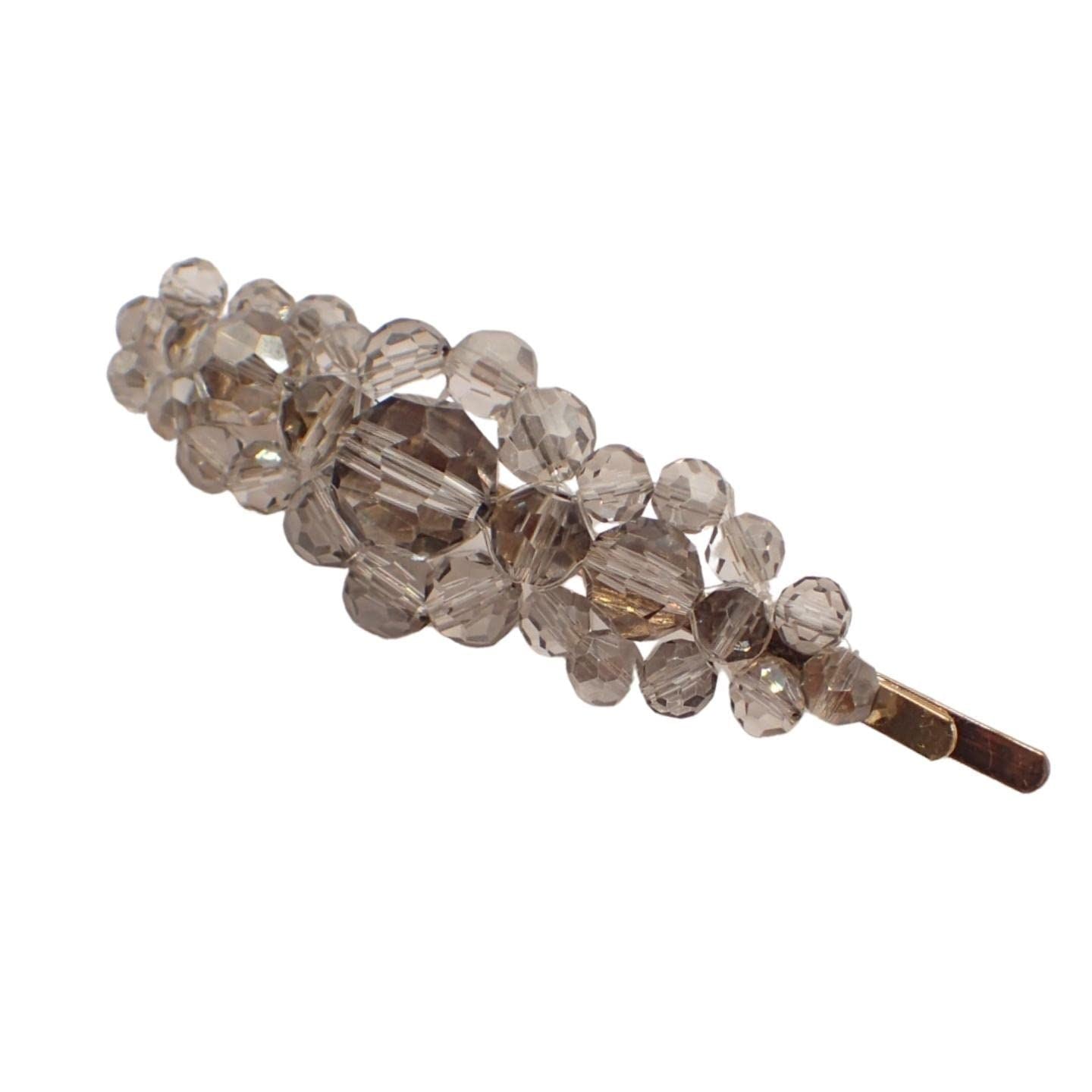 Beautiful Beaded Hair Grips, Coloured Grips For Prom, Bride or Flower Girl, Womens Hair Clip, Bobby Pins, Kirby Grip Accessory