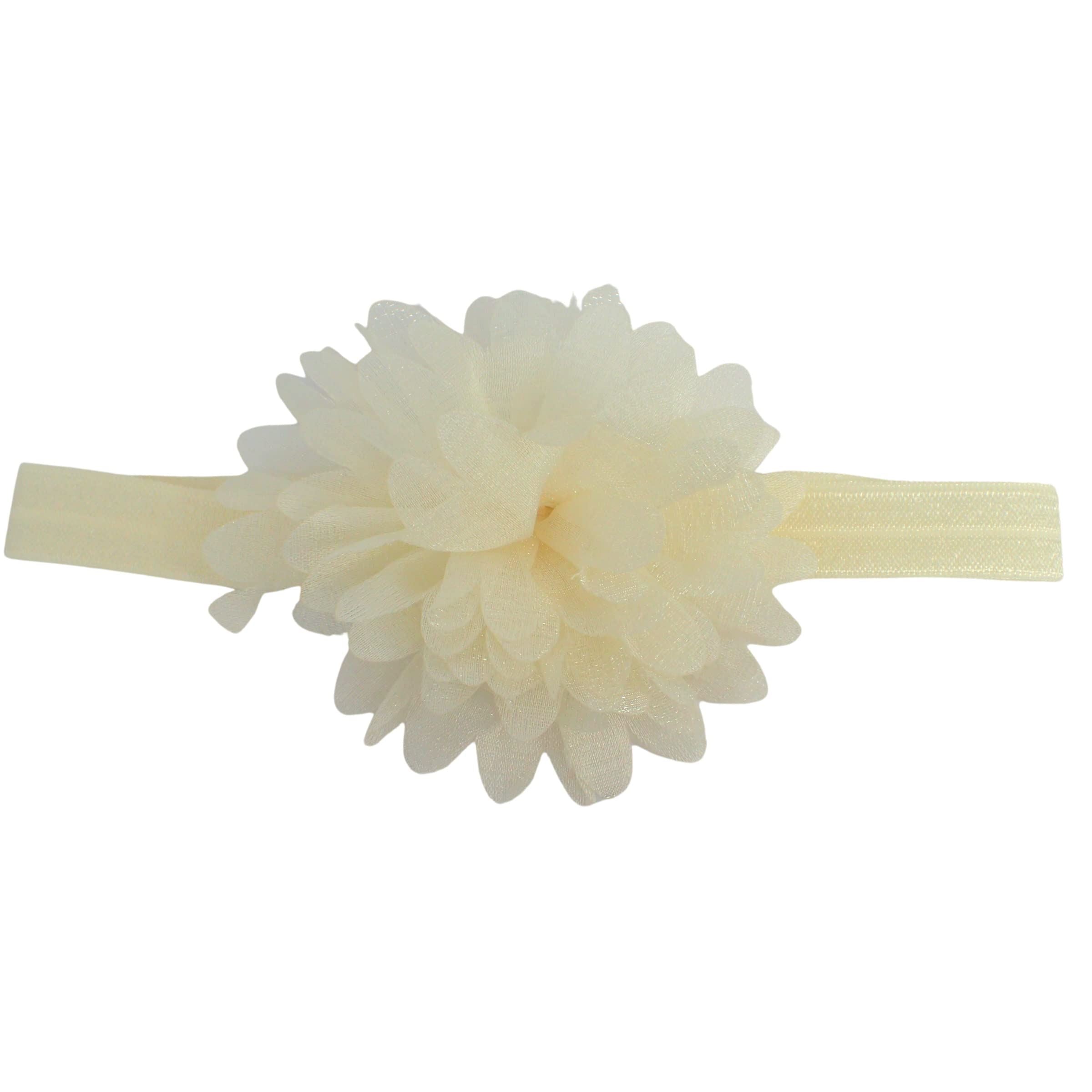 Satin Baby Flower Headband for Girls, Girls Hair Accessories, Hair Accessories for Girls, Kids Hair Accessories, Hair Elastics, Girls Hair Bands
