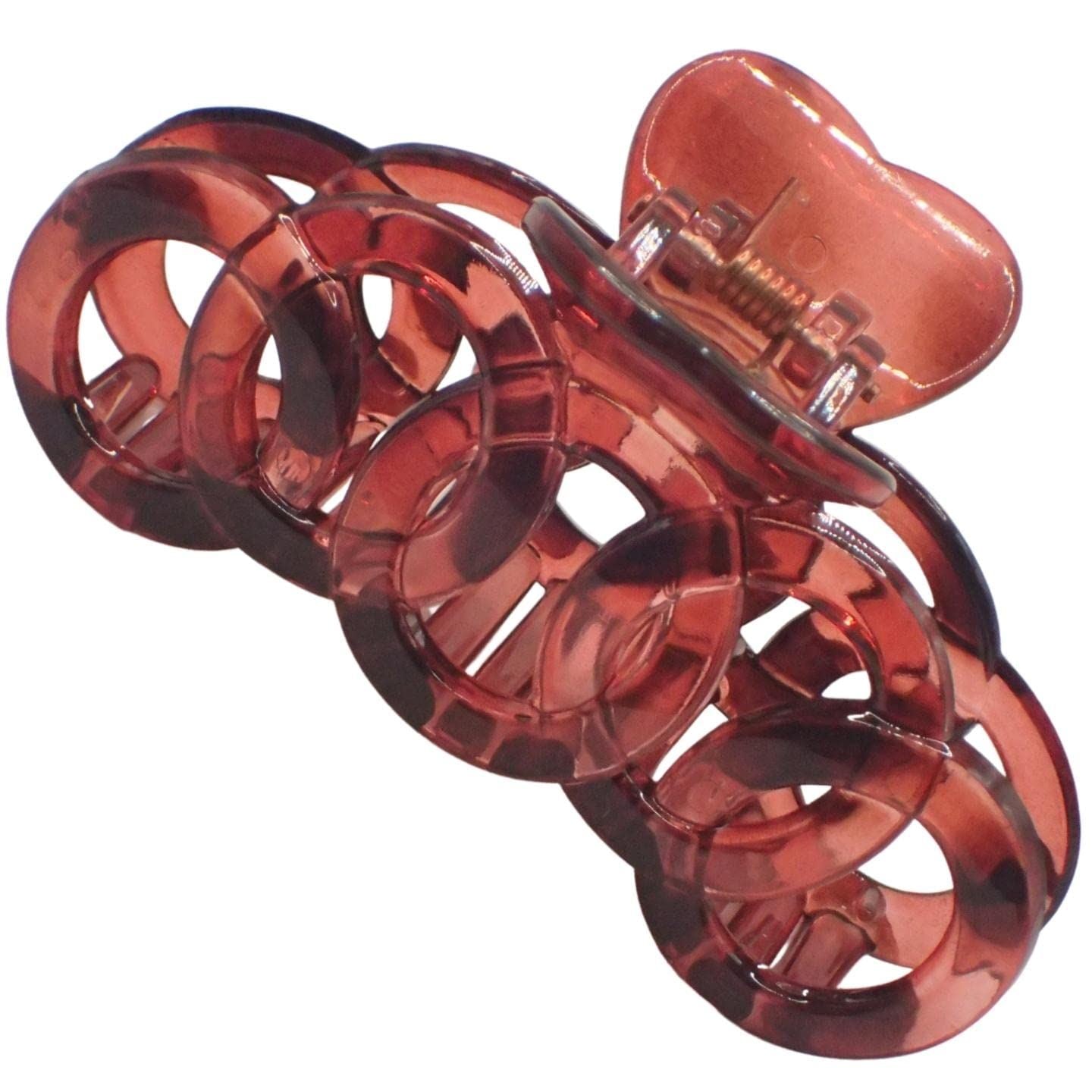 9cm Black or Brown Tort Hair Claw Clip, Detailed Hair Claw for Women & Girls, Thick Hair Claw, Hair Clips Women Claw Clips, Medium Clamps & Claws for Thick Hair