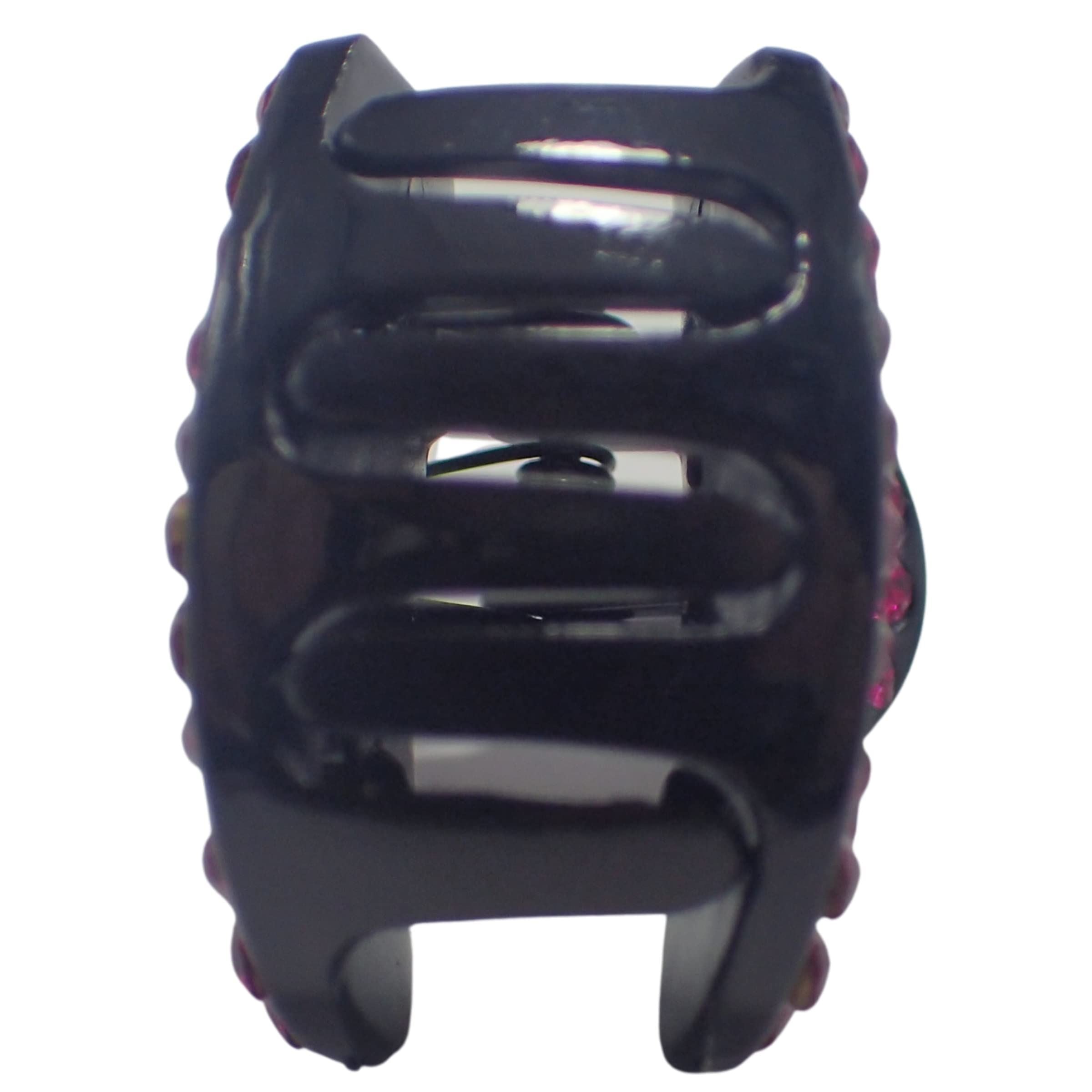 2pc Rhinestone Heart Claw Clips for Women and Girls Valentines