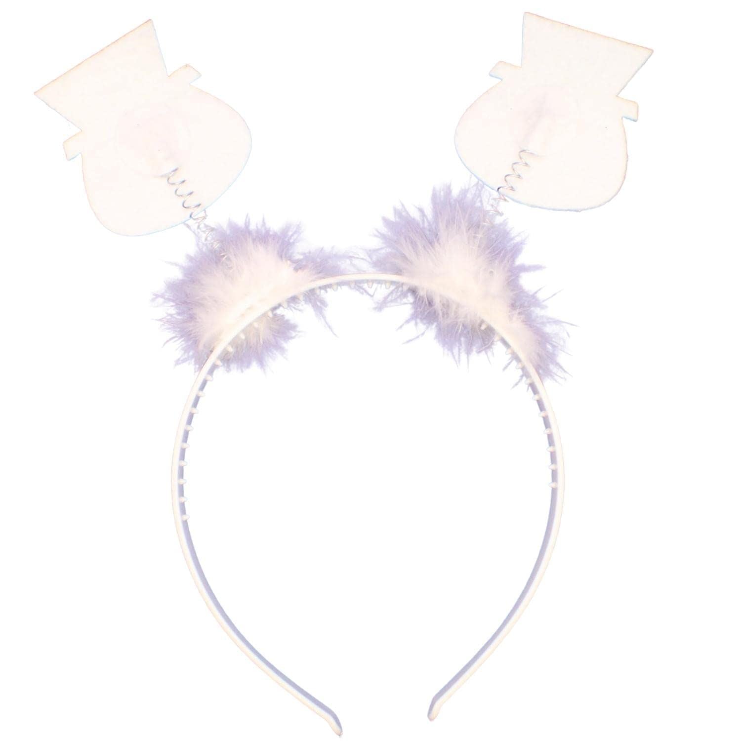 Christmas Headbands for Adults and Kids, Christmas Hats - Trees, Santa Bow, Festive Faces Boppers (Alien Headband), Christmas Hair Accessories, Novelty Xmas Dress