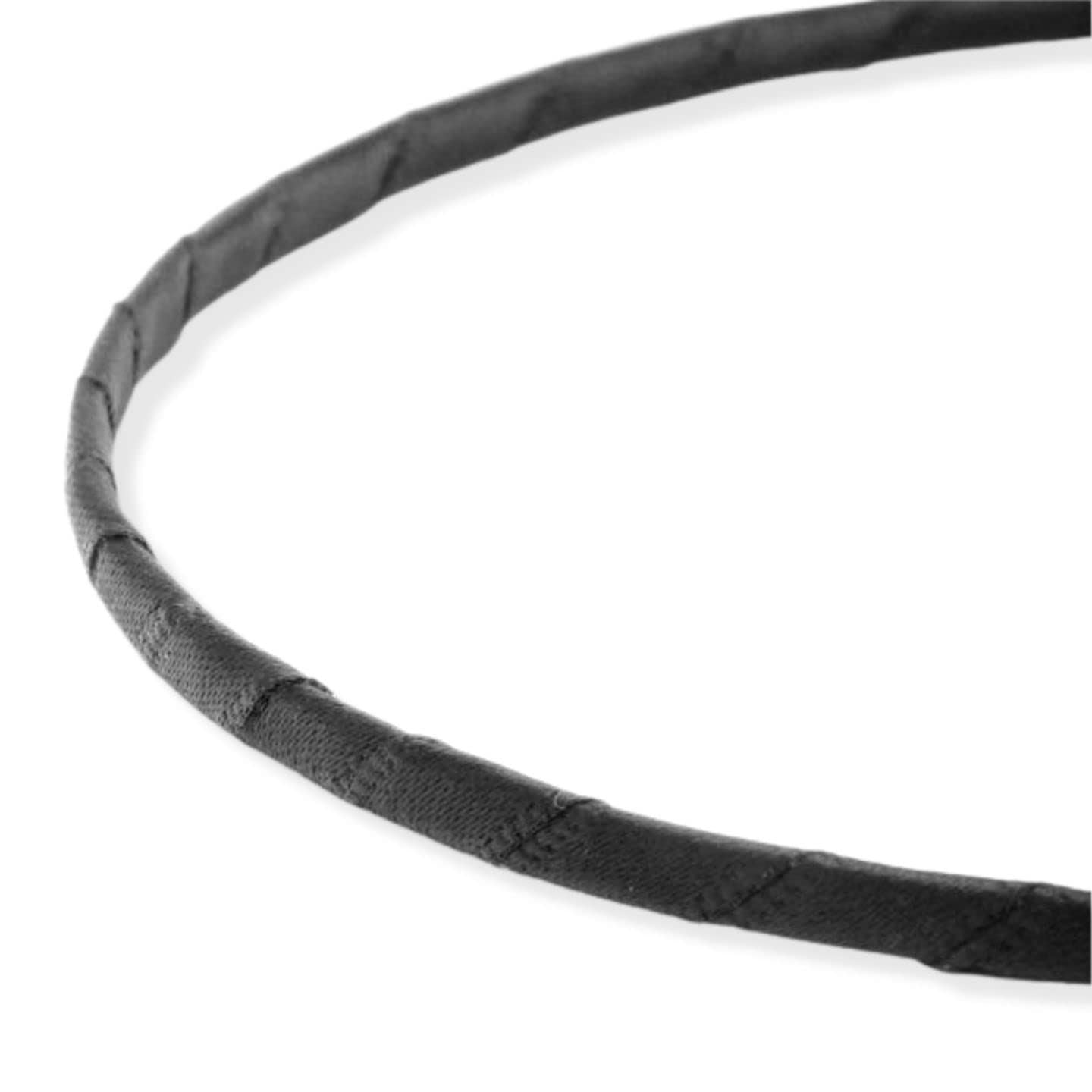 2pc Thin Satin Covered Metal Headbands Hair Bands Alice Bands Ribbon Wrapped Hairbands Head Bands Adult Women Girls Black White Pink Fuchsia