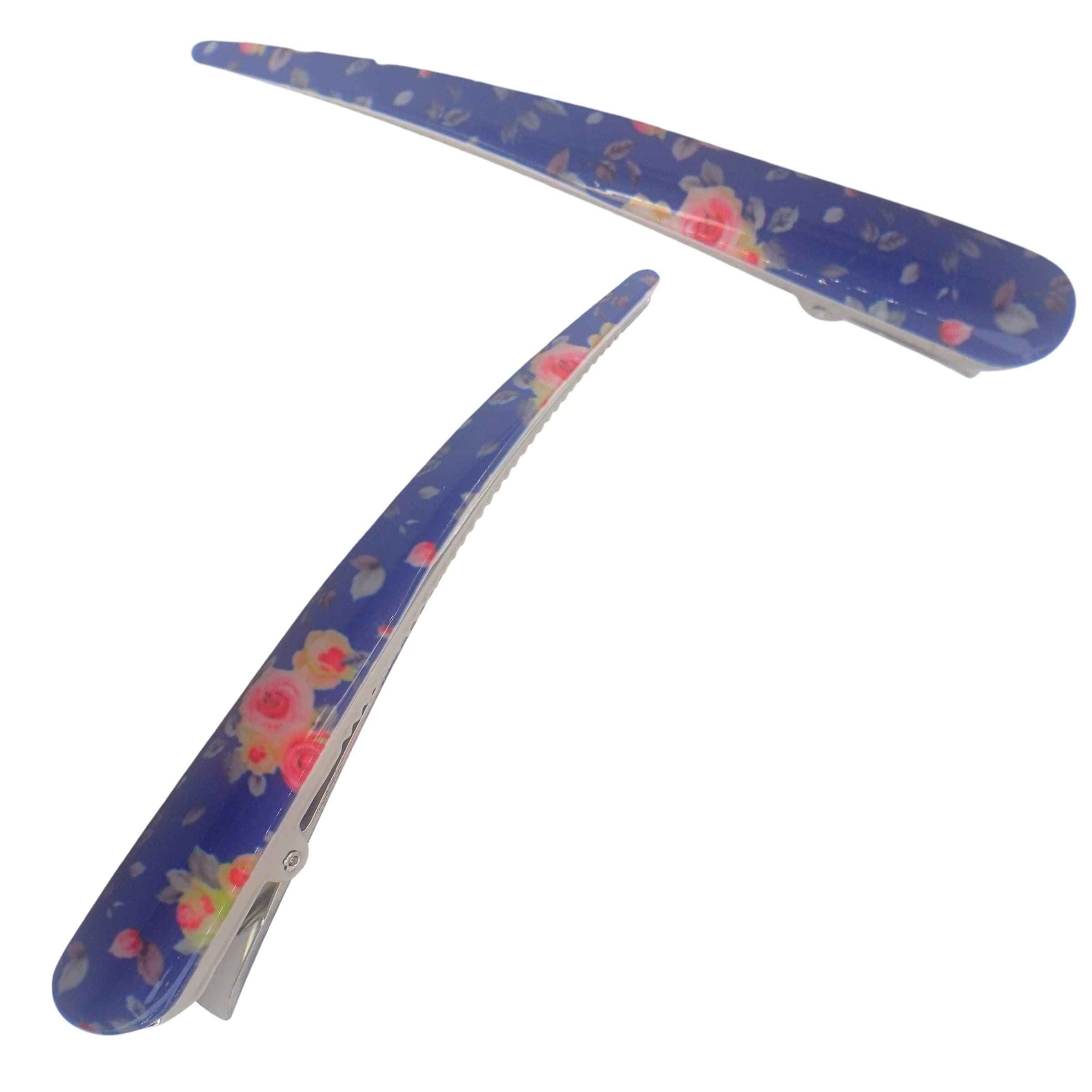 13cm Hair clips for Women, Duckbill / Beak / Concorde design, Sectioning Hair Clips