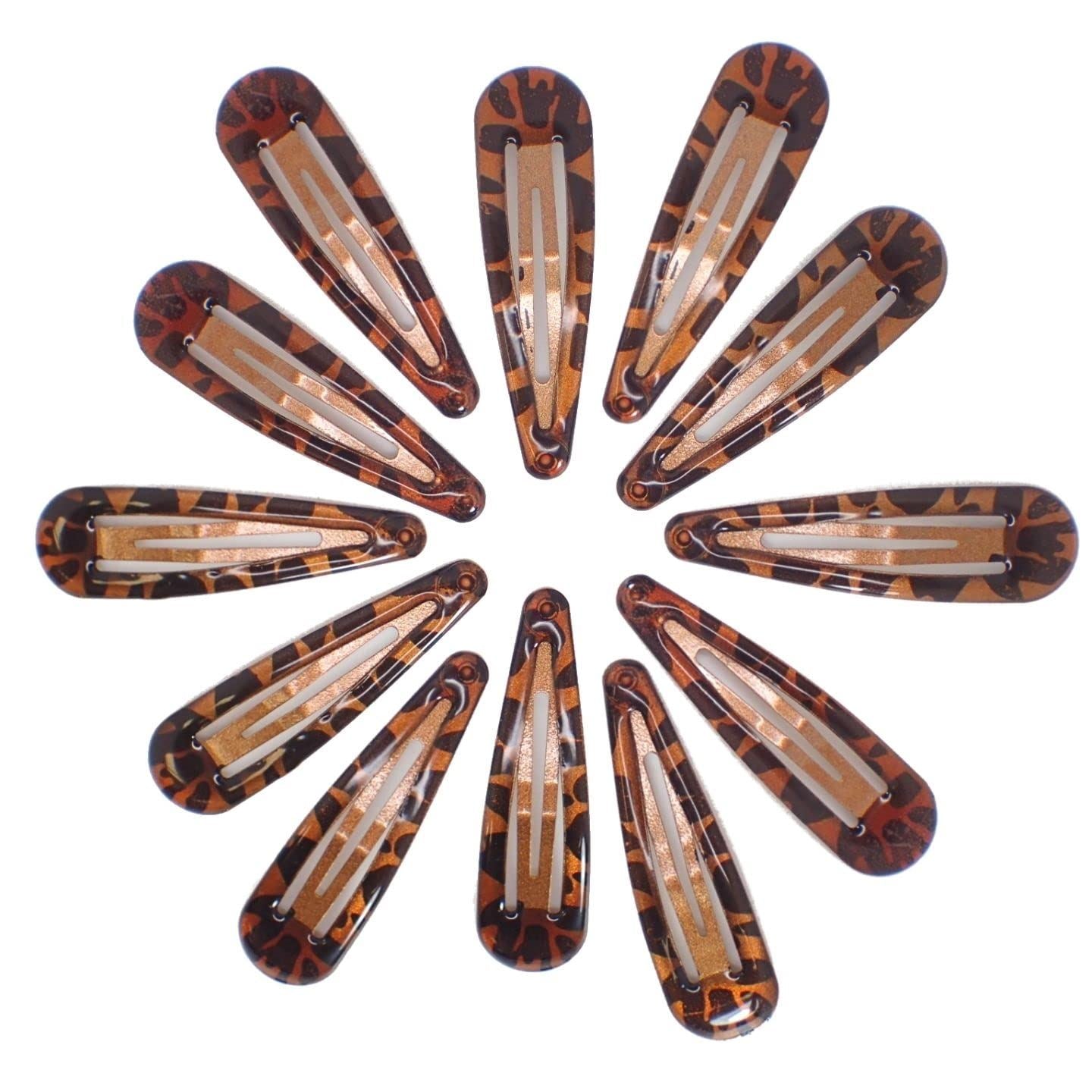 Snap Clips 5cm / 2" Snap Hair Clips Women Girls Kids Slide Hair Grip Styling Fine Hair Thick Hair Bendies Sleepies School Uniform Colours Epoxy