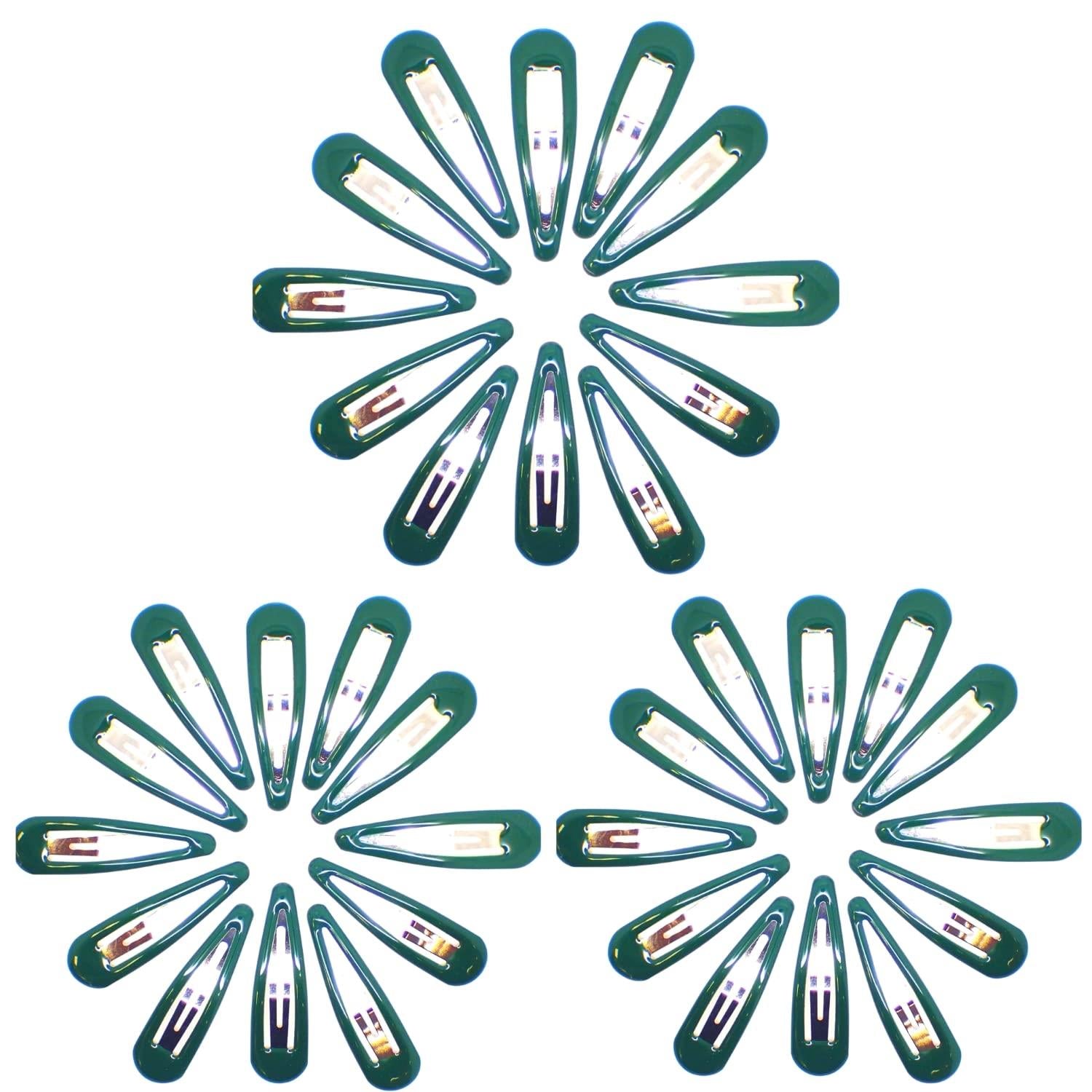 36pc Snap Clips 5cm / 2" Hair Clip Hair Snap Clips Hair Pins Snap Hair Clips Hair Ties Snap Hair Clips Hair Accessories for Women & Hair Accessories for Girls