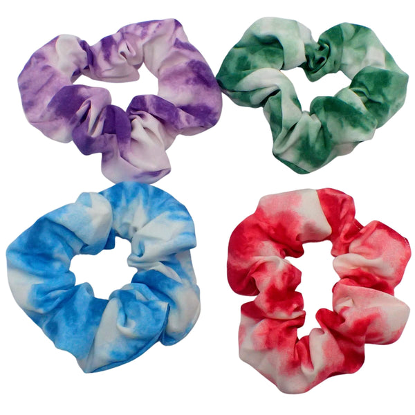 4pc Scrunchies for Girls and Women, Hair bobbles for Women, Hair Ties, Hair Scrunchies, Hair Accessories, Elastic Hair Bands for Women