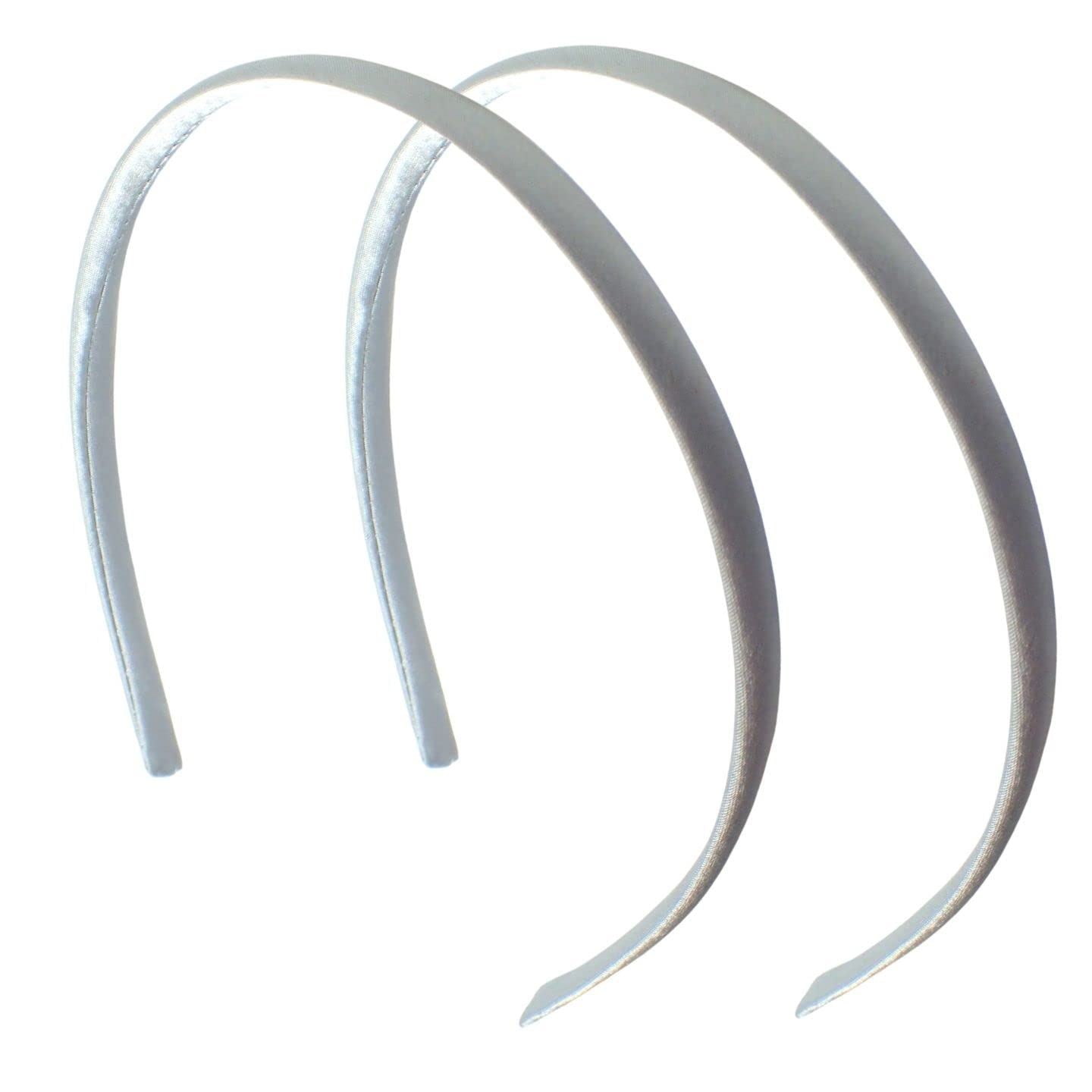 2pc 1cm/0.4" Small Hair Bands Satin Headband Alice Bands Adult Women Head Band Hair Accessories for Girls Headbands for Women's Hair Hair Bands for GIrls