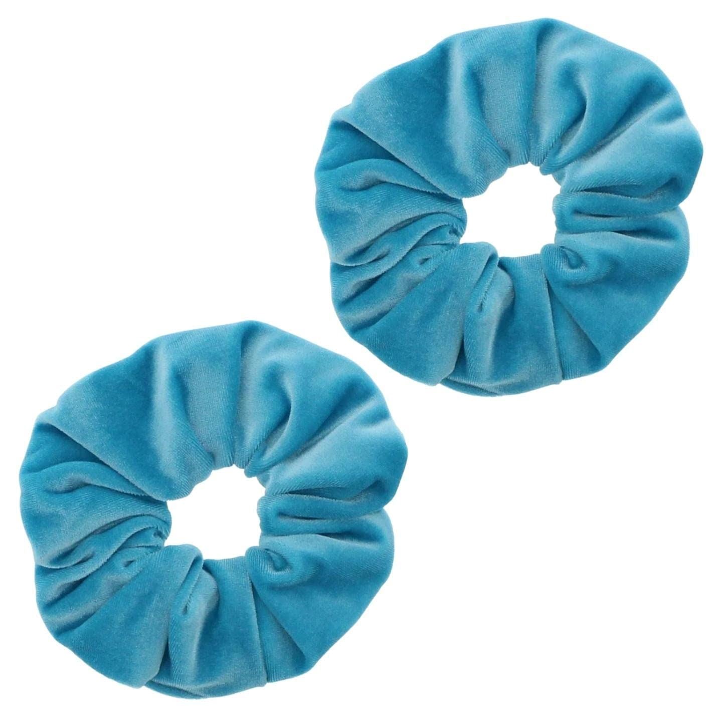 Luxury Velvet Scrunchie Scrunchies Elastic Hair Band Ponytail Holders Hair Scrunchie Hair Bobbles Hair Accessories for Women, Ladies, Girls - Pack of 2