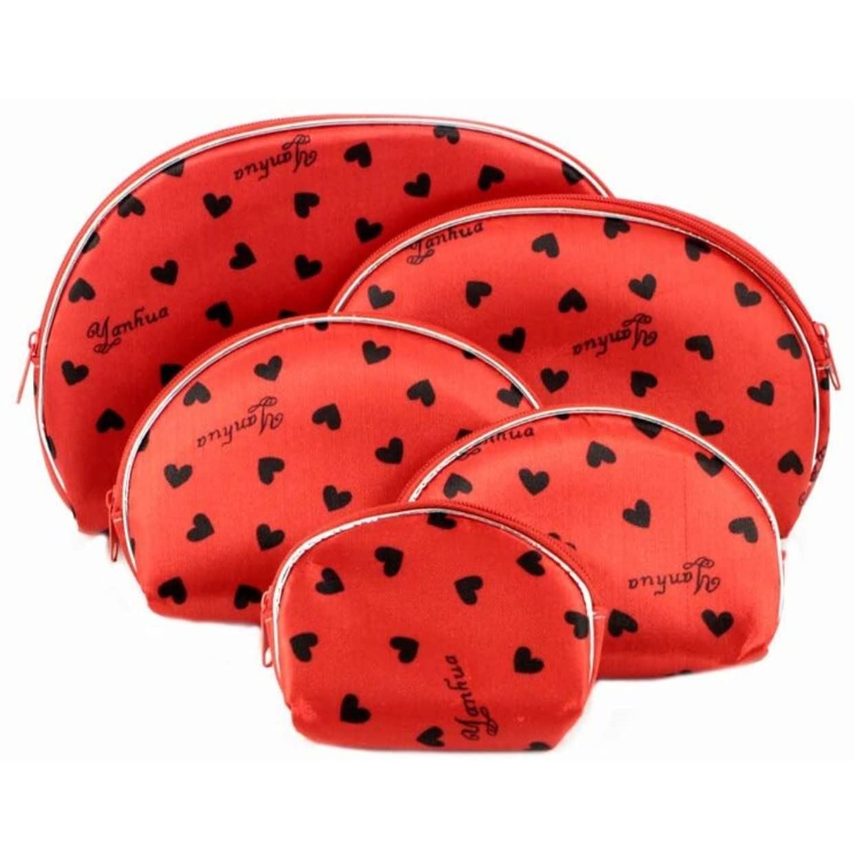 5pcs Makeup Bag Set for Women and Girls, Travel Accessories, Makeup Organiser, Makeup Travel Bag, Wash Bag, Travel Toiletries Bag, Cosmetic Bag