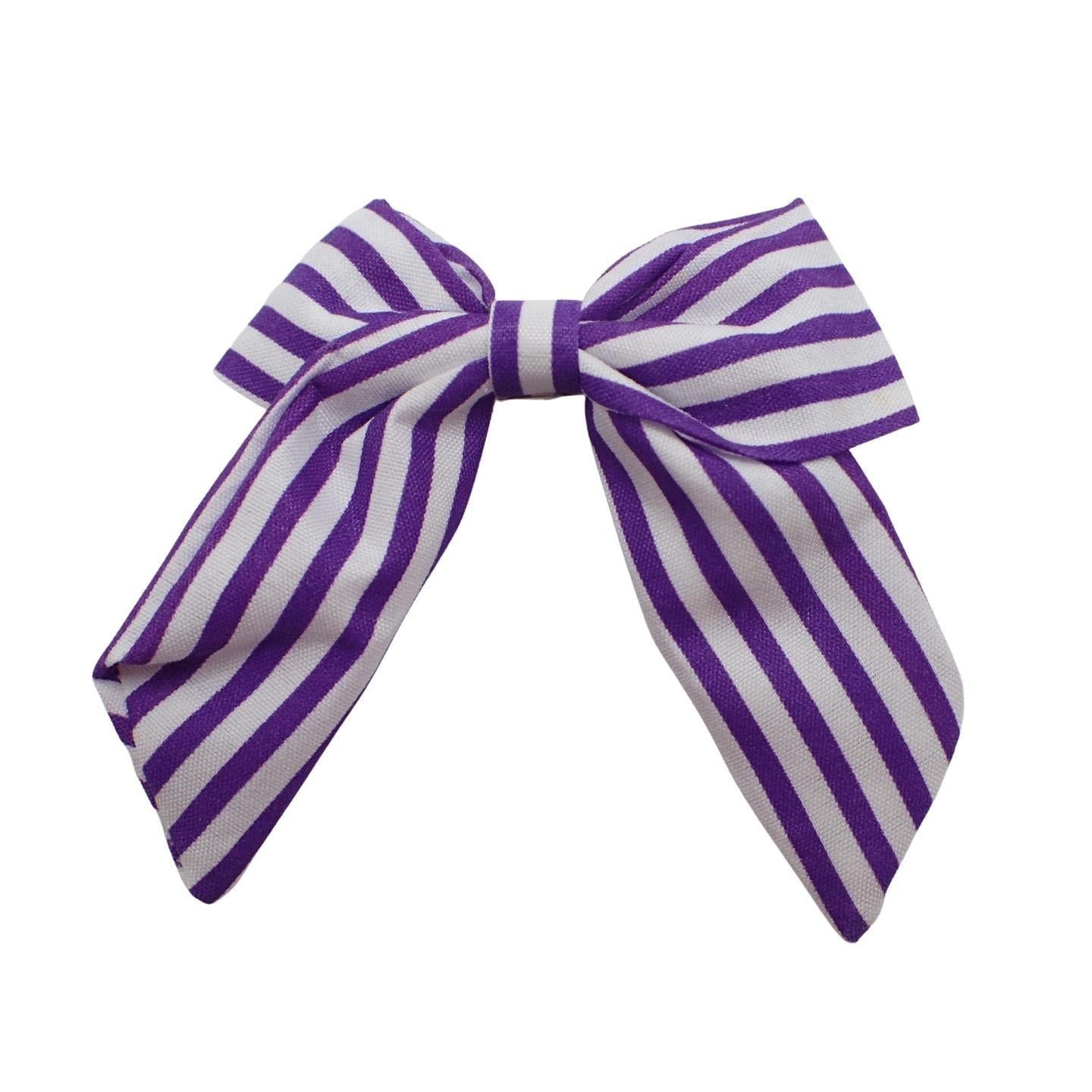 Satin Hair Bow Clip Barrette Cute Hair Styling Ribbon Bow Accessory on a Barrette Clip Bows for Girls, Kids, Women, Ladies for Wedding, Festival, Holiday