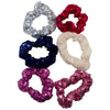 6pc Sequin Scrunchies for Girls and Women, Hair bobbles for Women, Hair Ties, Hair Scrunchies, Hair Accessories, Elastic Hair Bands for Women