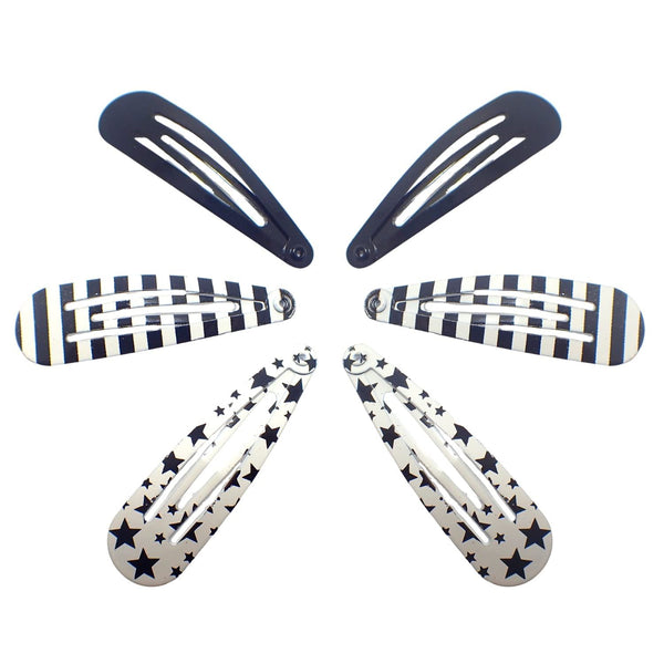 Patterned Design Hair Snap Hair Clips Hair Clip Toddler Hair Clips Women Metal Hair Clips Toddler Hair Clips Hair Accessories for Women & Hair Accessories for Girls
