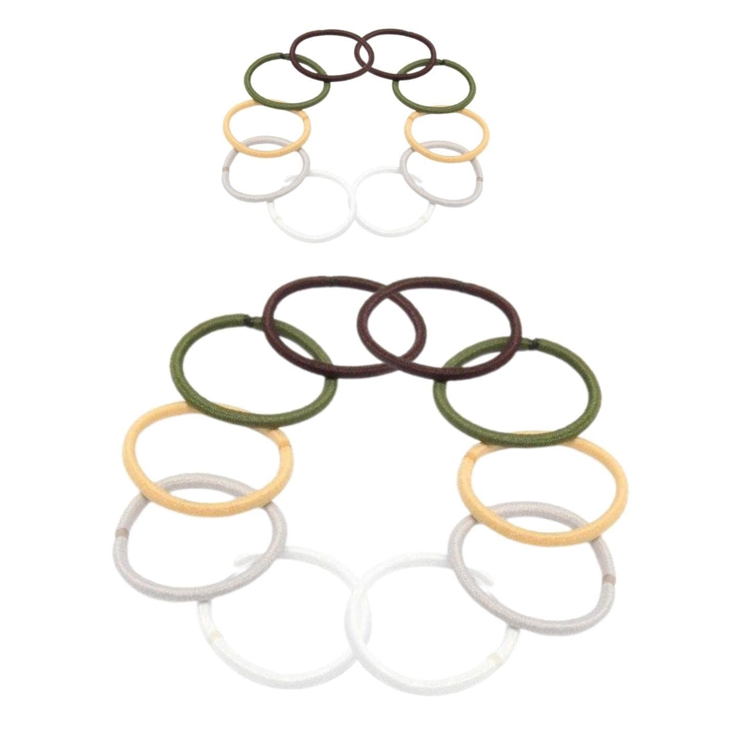 Mini Tiny Hair Ties for Adults and Kids, Fabric Hair Ties, Small Hair Bands, Ponytail Holders, Kids Hair Bobbles, Small Hair Elastics, Hair Accessories for Girls