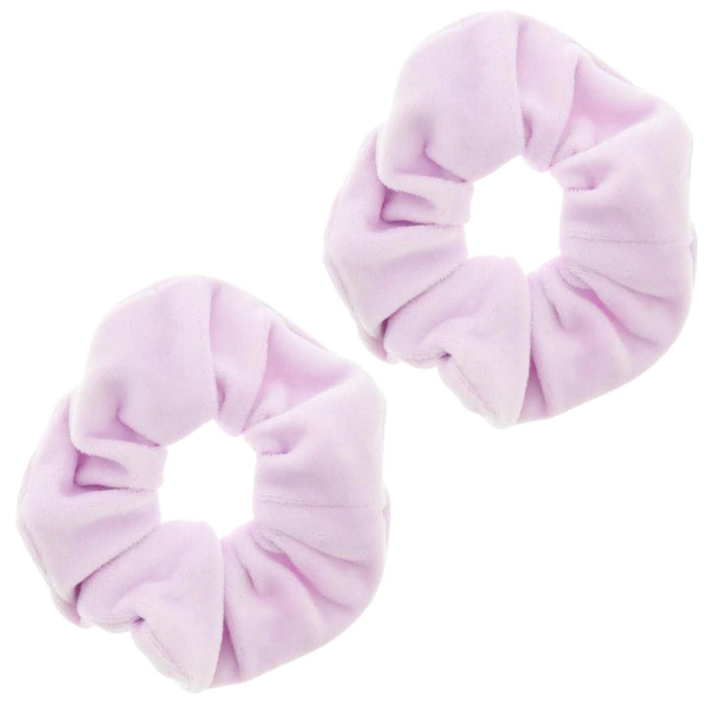 Bright Luxury Velvet Scrunchie Scrunchies Elastic Hair Band Ponytail Holders Hair Scrunchie Hair Bobbles Hair Accessories for Women, Ladies, Girls - Pack of 2