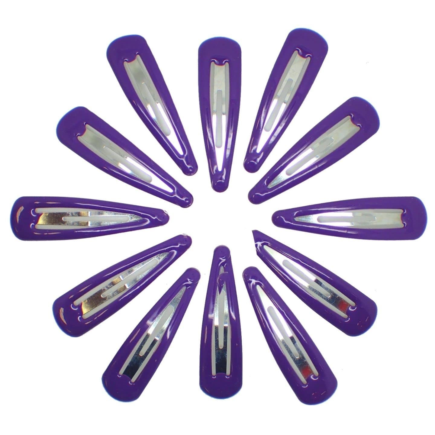 Snap Clips 5cm / 2" Snap Hair Clips Women Girls Kids Slide Hair Grip Styling Fine Hair Thick Hair Bendies Sleepies School Uniform Colours Epoxy