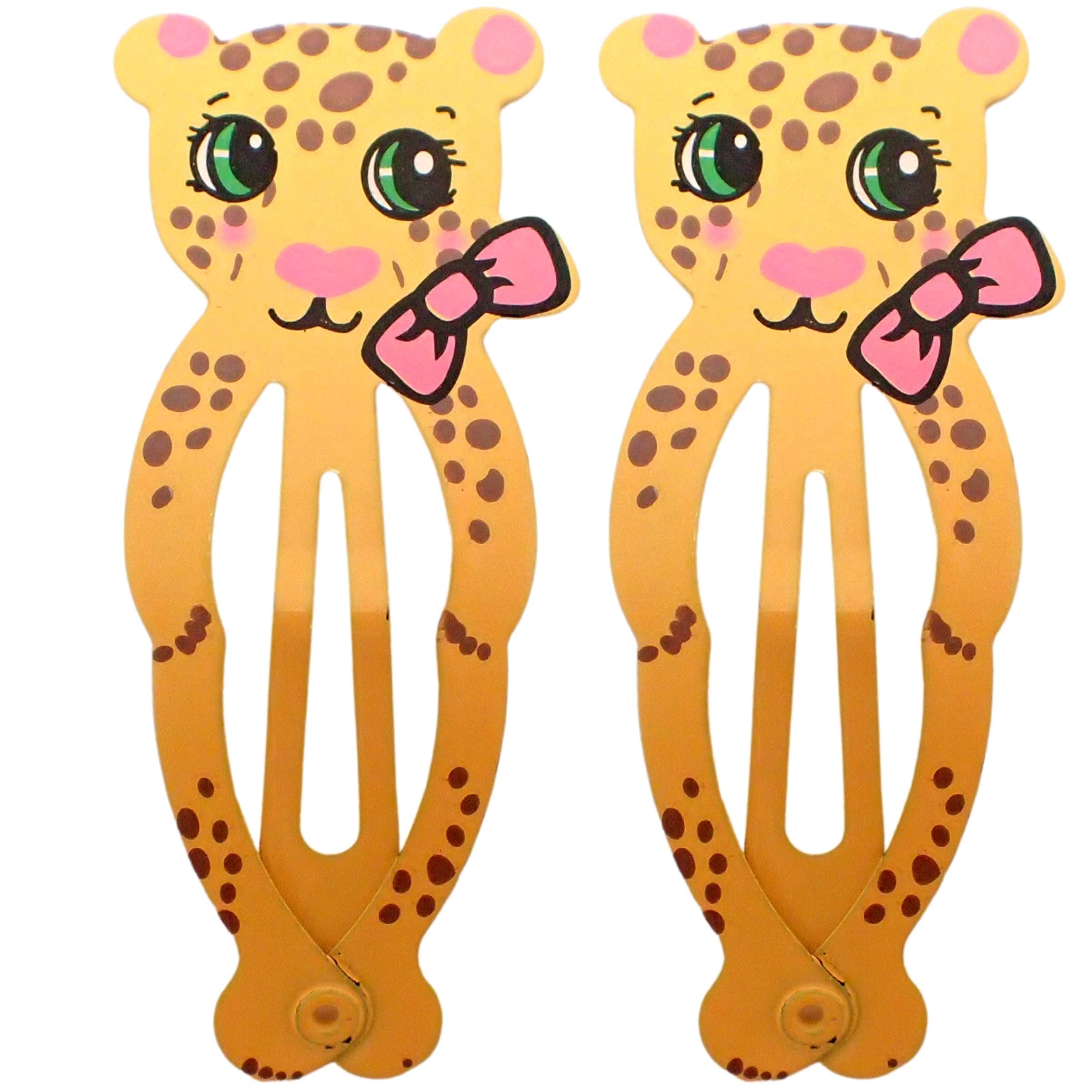 Animal Snap Hair Clips for Girls, Kids Hair Accessories, Small Hair Clips, Metal Hair Clips for Styling, Baby Hair Clips for Fine Hair Small, Girls Hair Accessories