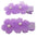 Colourful 2pc Flower and Pearl clips 4.5cm Girls Hair clips Accessories Hair Clips Girls Hair Clip for Girls & Women Hair Accessories for Girls cute Hair Clip for Girls