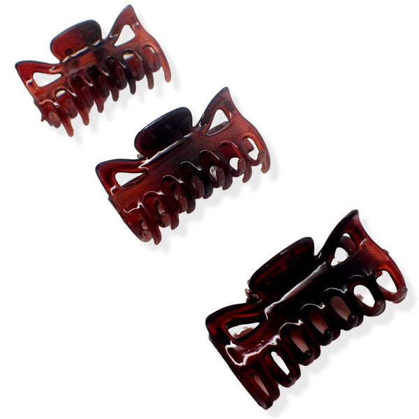 Small Mini Hair Claw Clips Set of 3 Girls Butterfly Hair Clips Women Bulldog Clips Hair Grips Sectioning Clip Hair Clip Claw Clip Hair Accessories for Women 4cm / 1.5