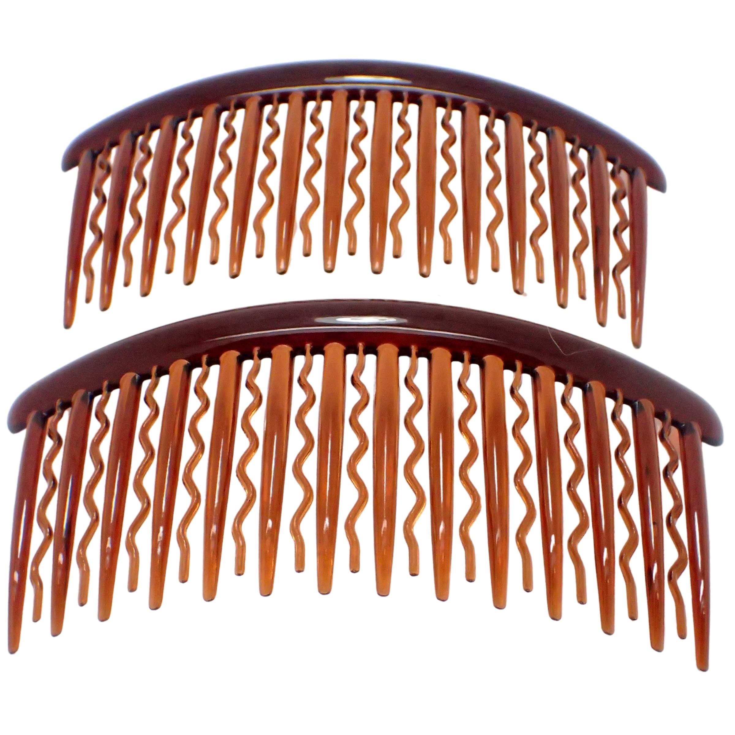 12cm / 4.7" 2 piece Large Plastic Hair Comb Slides for Women and Girls