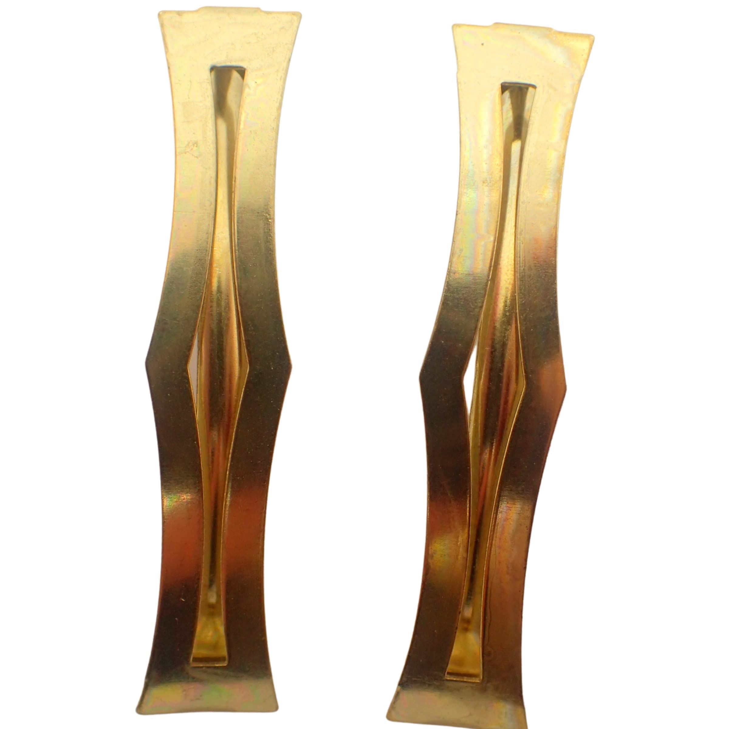 2pcs Open style Hair Clips, Hair Barrettes, Hair Slides, Hair Grips, Hairdressing Clips, Hair Accessories for Women, Metal barrette