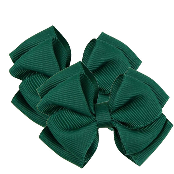 2pc Hair Bows Ponio Ponytail Band Hair Bobbles Hair Ties Hair Band Elastic Headband Elastic Bands Baby Bows Girls Hair Bows for Toddler Hair Accessories& Girls