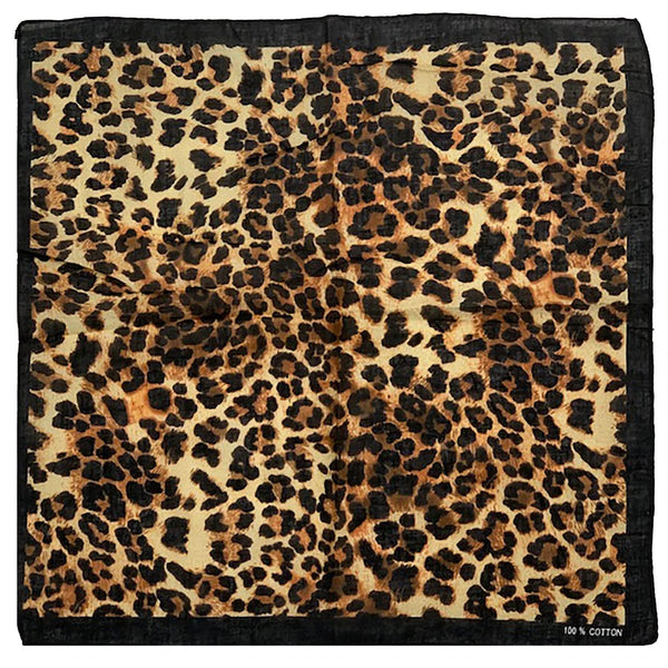 Hair Bandanas for Women Head Scarf Headbands Ladies Cotton Square Scarves Paisley Floral Camouflage Animal Print Leopard Tiger Neckerchief