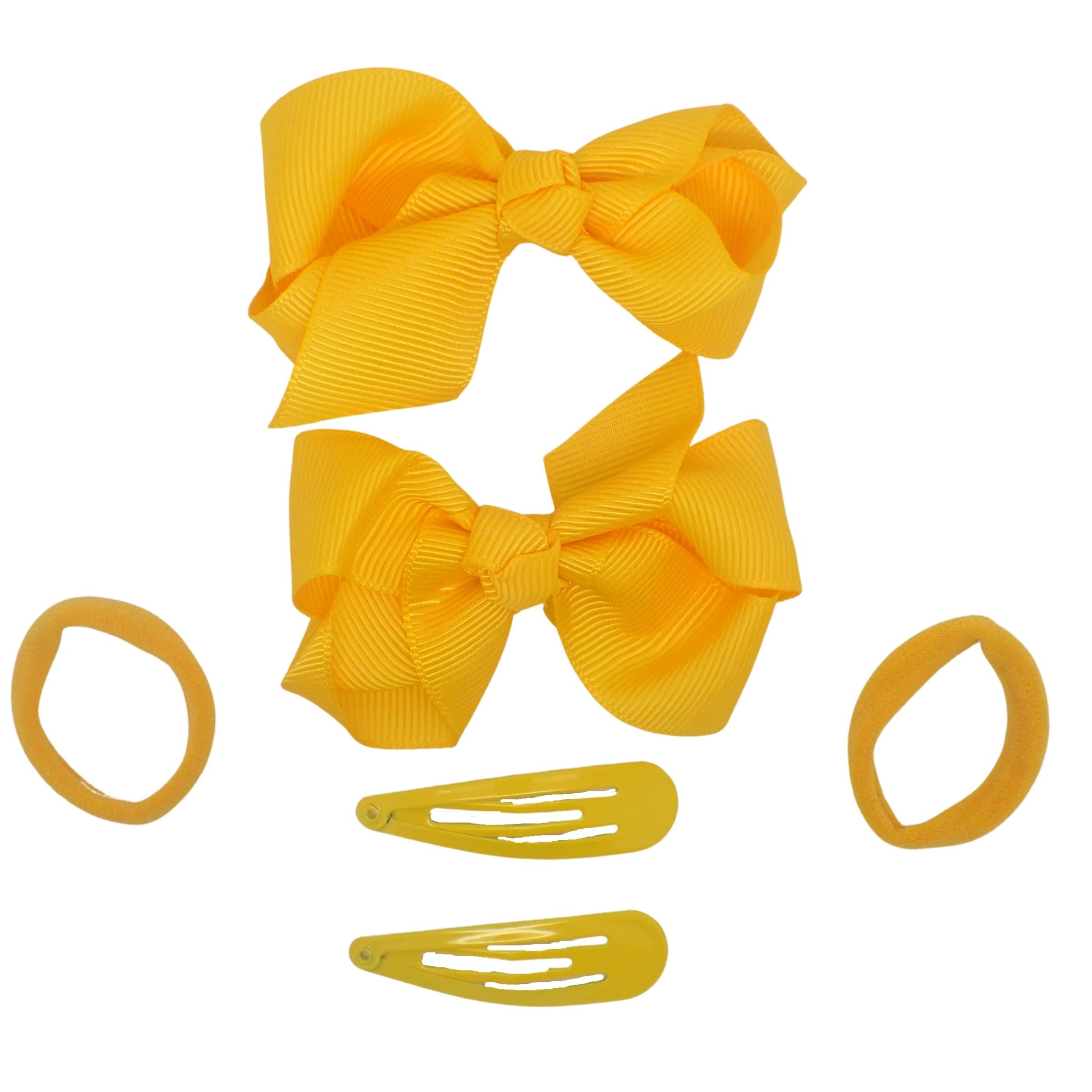 6pcs set Hair Clips, Hair Bows, Hair Bobbles, Hair ties, Hair Accessories for Girls, Hair Grips, Kids Hair Accessories, Girls Hair Accessories Gift Set