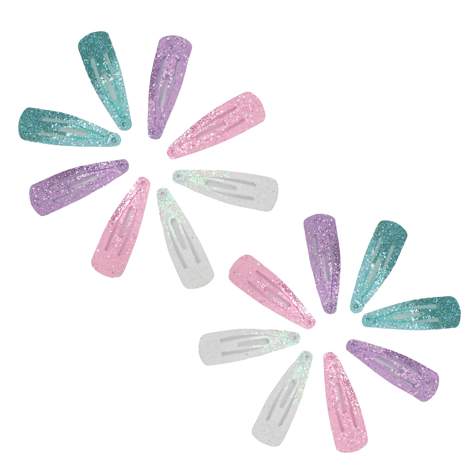 Glitter/Shaped Snap Hair Clips for Girls and Women, Girls Hair Accessories, Hair Styling Clips, Hair Slides, Mini Hair Clips, Toddler Hair Clips, Metal Hair Clips