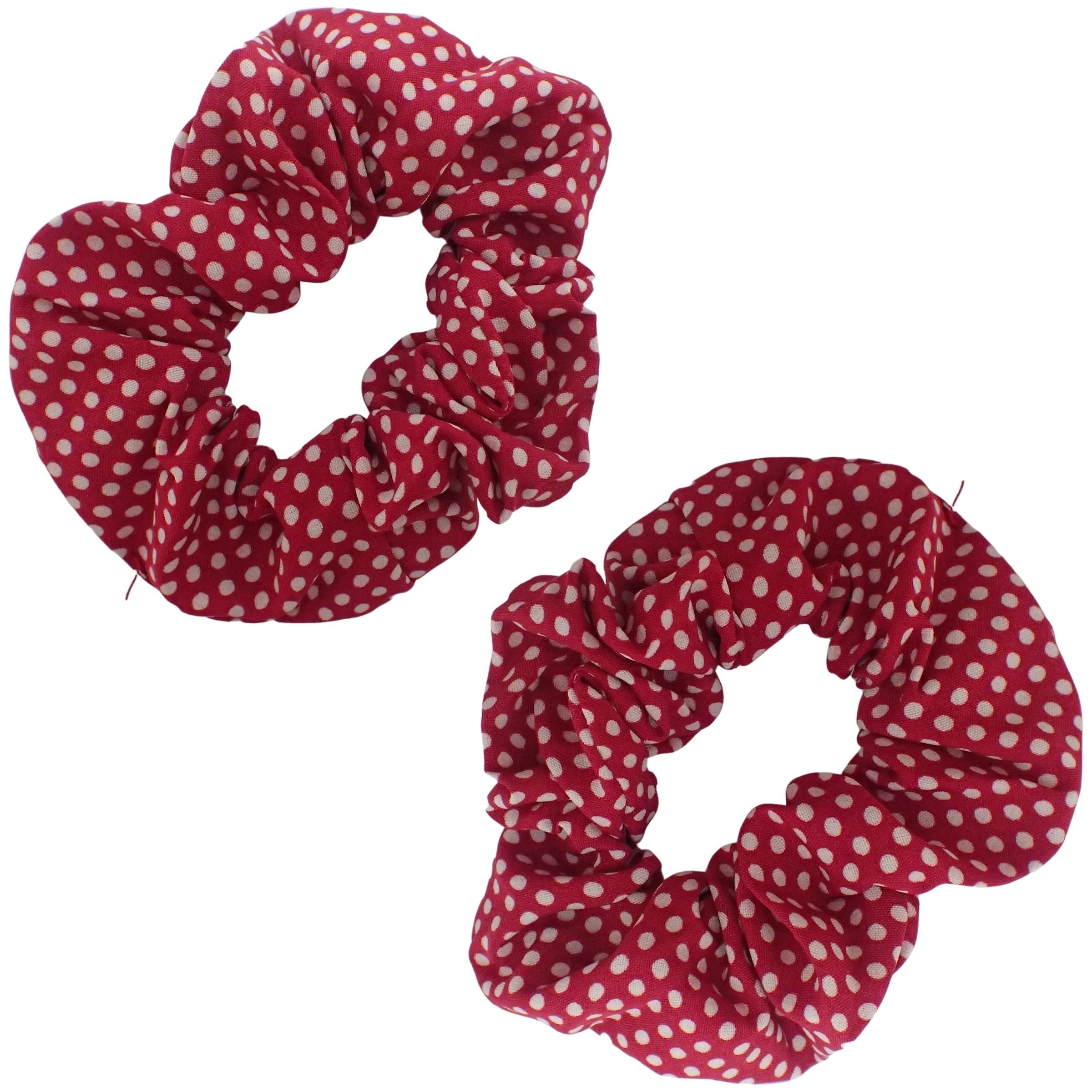 2pc Pattern Scrunchies for Girls and Women, Hair bobbles for Women, Hair Scrunchies, Hair Accessories, Elastic Hair Ties, Elastic Hair Bands, Hair Elastics