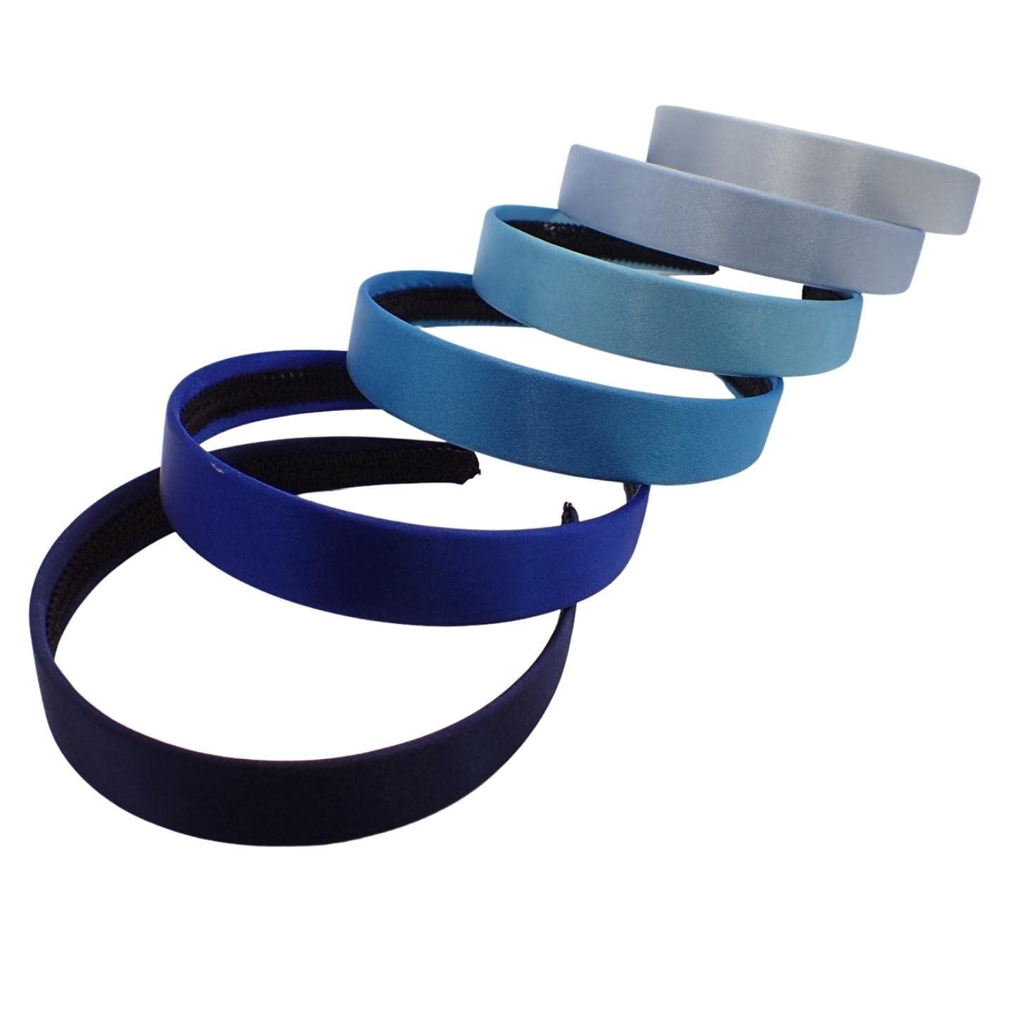 6pcs 2.5cm Wide Alice Headband Multipack, Various Designs & Styles For Girls, Ladies, Unisex Adults & Unisex Kids Hair