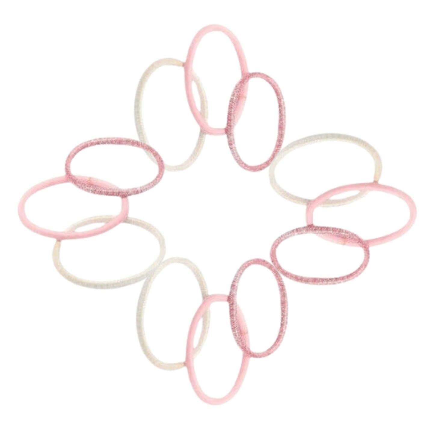 Mini Tiny Hair Ties for Adults and Kids, Small Hair Bands, Ponytail Holders, Kids Hair Bobbles, Small Hair Elastics, Girls Hair Accessories, Fabric Hair Ties