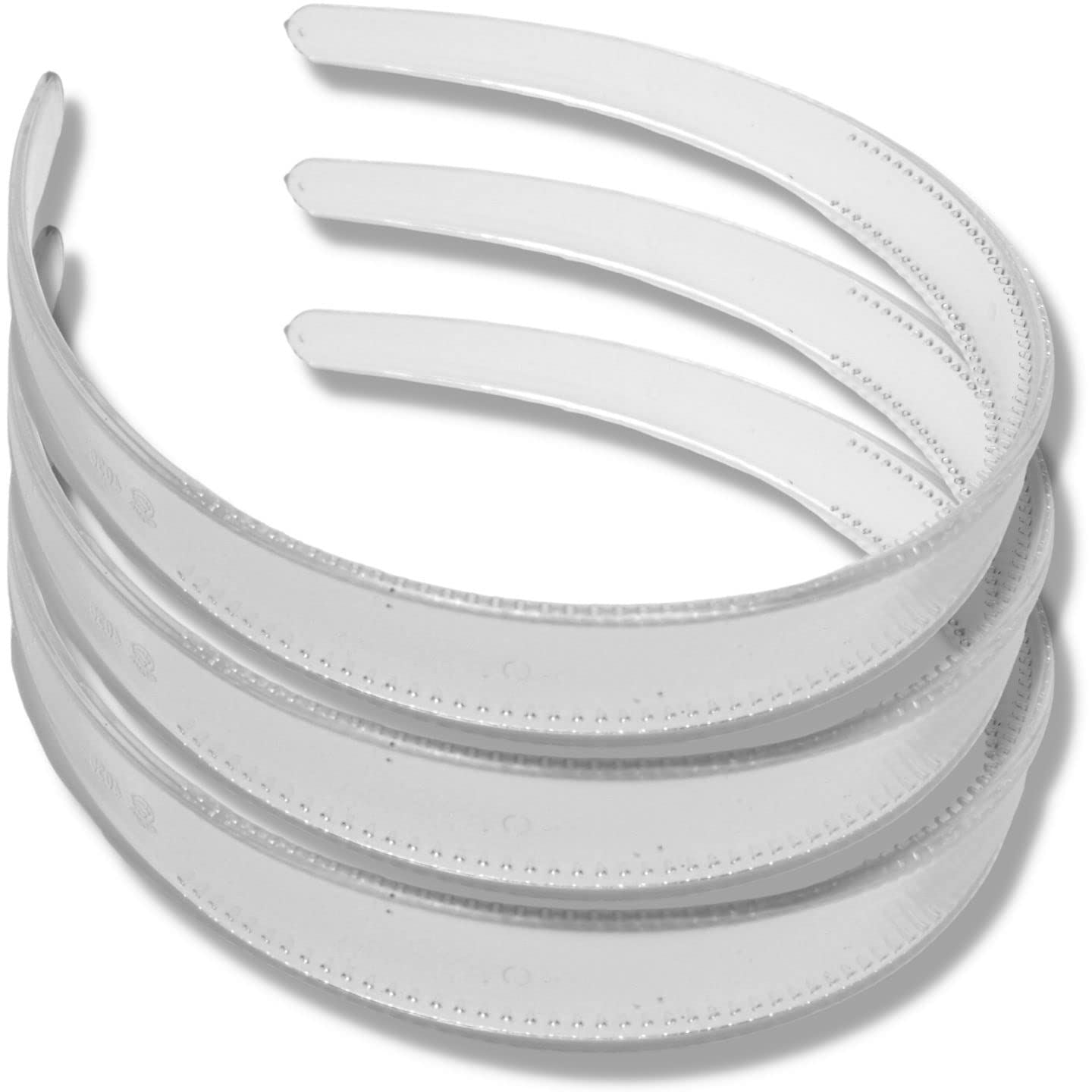 Plastic Alice Bands Hair Bands Head Bands Black Clear Tortoise Tort Brown Hairband Headband Aliceband Women Girls Men Boys Wide Teeth Comb - Pack of 3