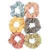 6pc Scrunchies for Girls and Women, Hair bobbles for Women, Hair Ties, Hair Scrunchies, Hair Accessories, Elastic Hair Bands for Women