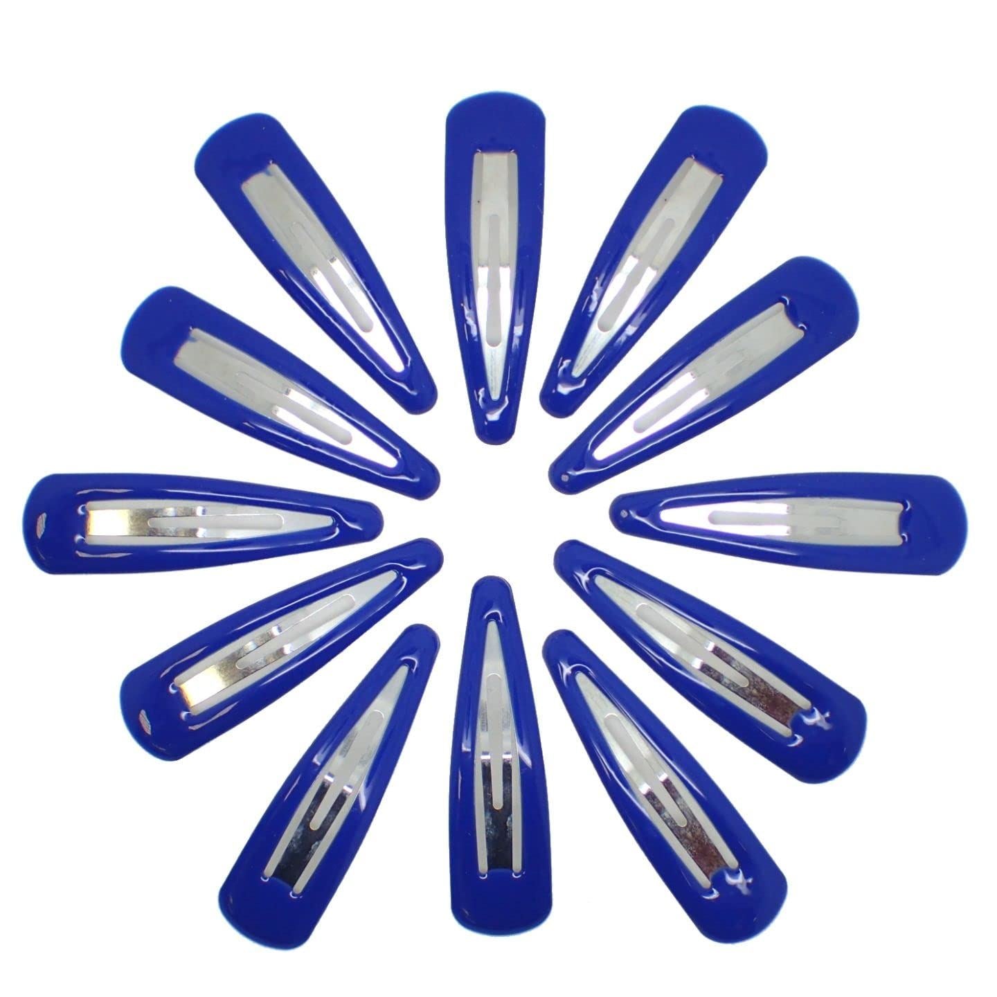 Snap Clips 5cm / 2" Snap Hair Clips Women Girls Kids Slide Hair Grip Styling Fine Hair Thick Hair Bendies Sleepies School Uniform Colours Epoxy